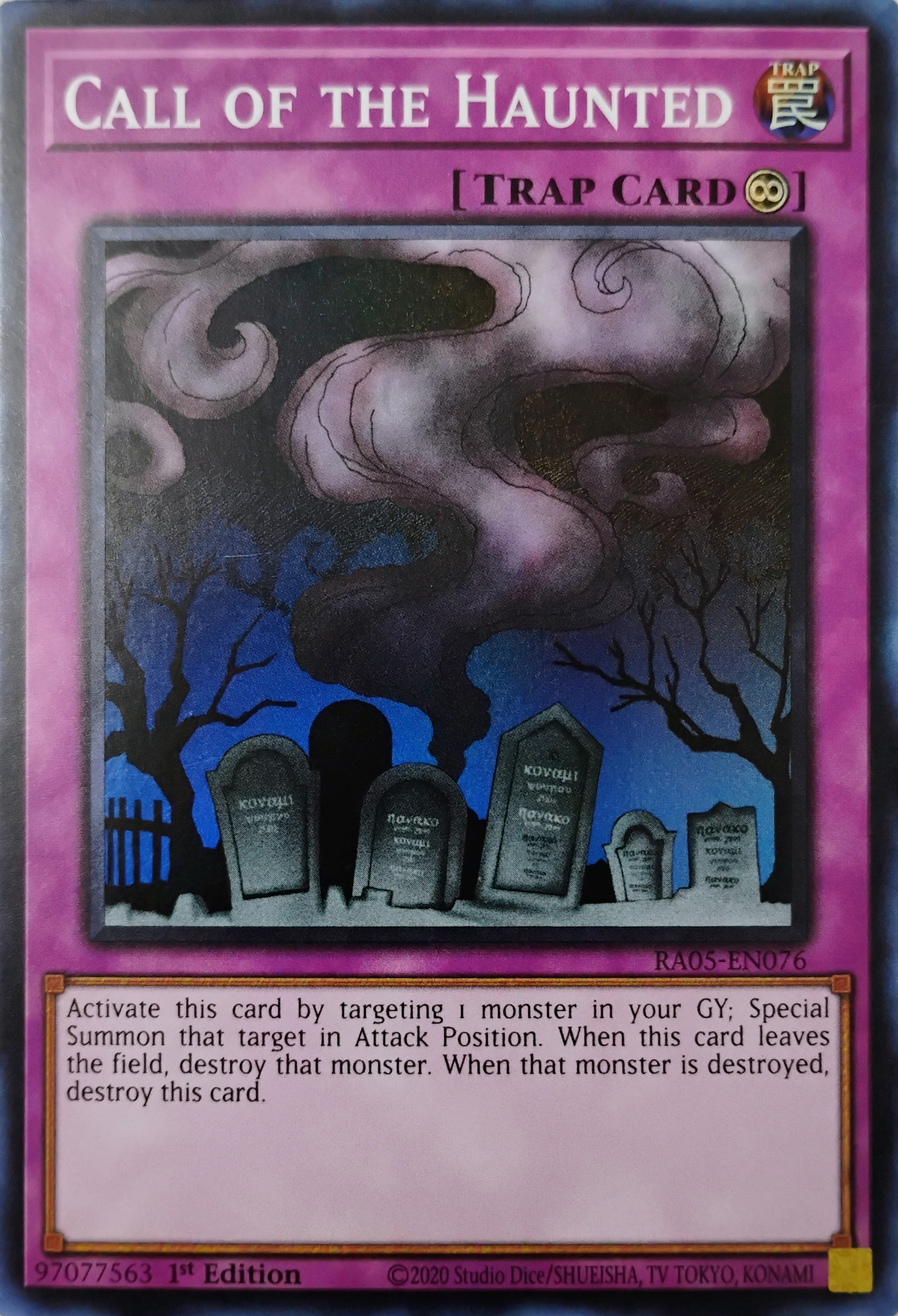 Yugioh! Call Of The Haunted Ra05-en076 Super Rare