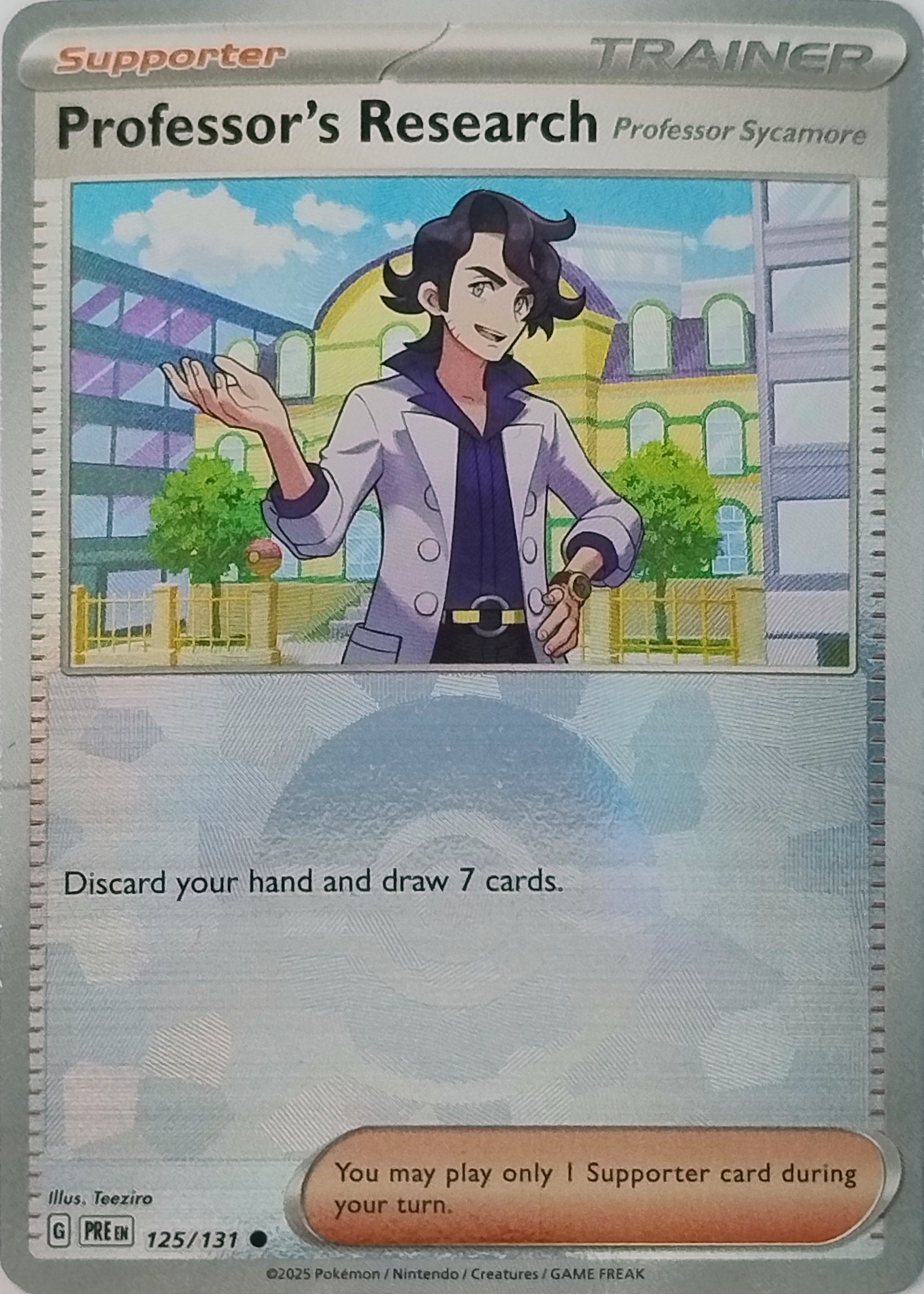 Pokémon Tcg Professor's Research 125/131 (Poke Ball)