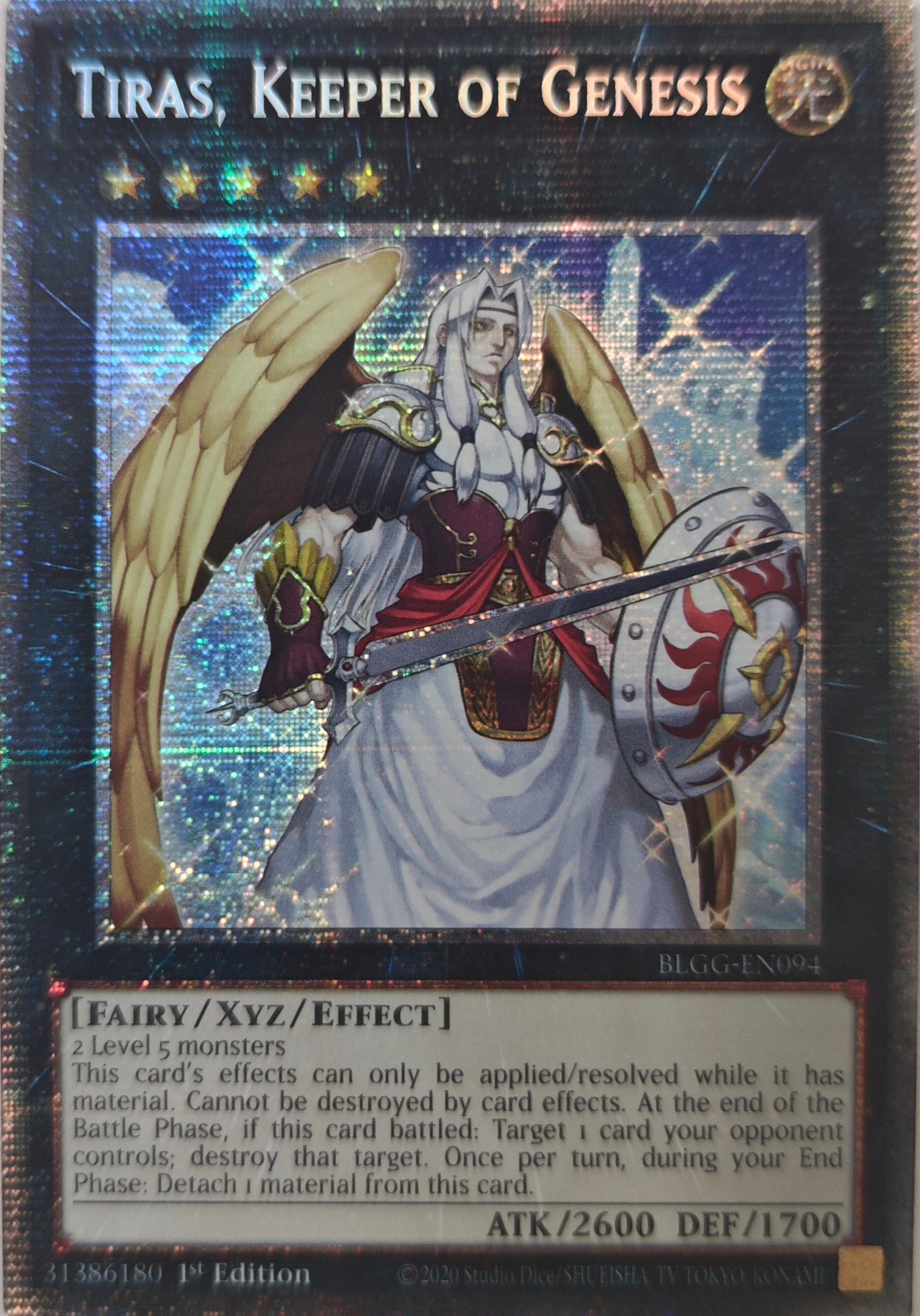 Yugioh! Tiras, Keeper of Genesis Blgg-En094 1st Edition Starlight