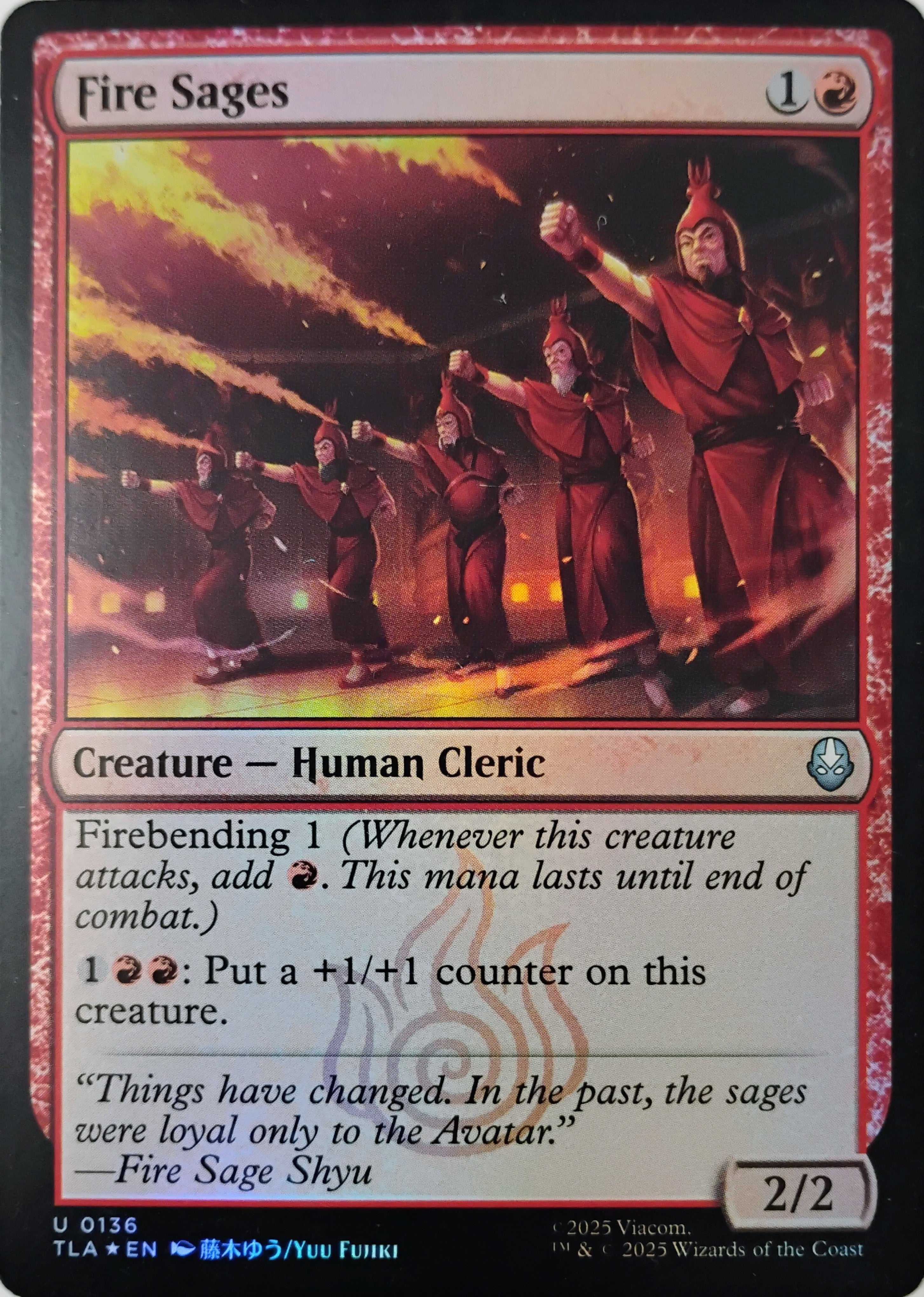 Magic Fire Sages 0136 Foil