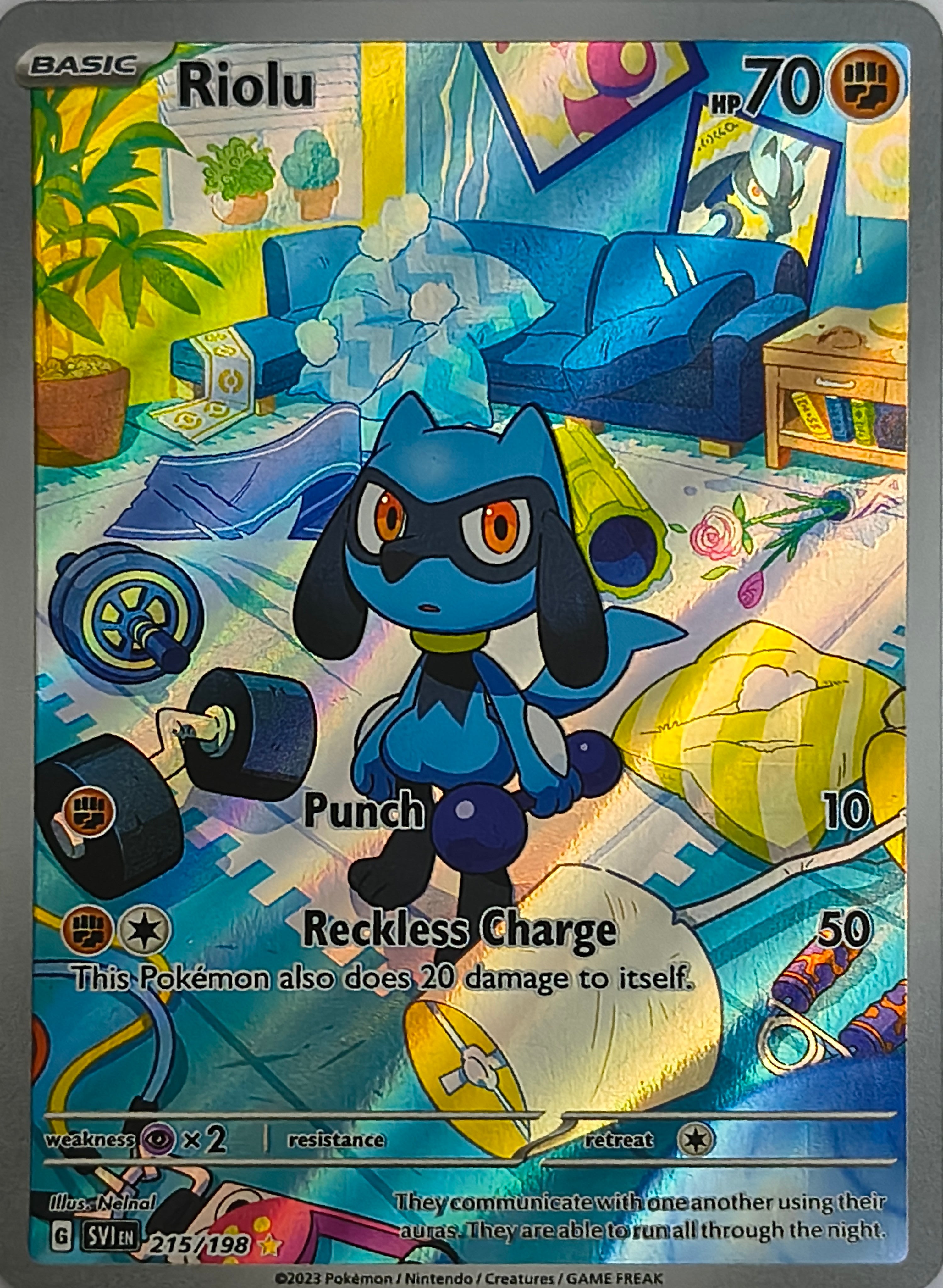 Pokémon tcg Riolu 215/198