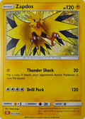Pokémon tcg Zapdos 012/034 Holo Cosmo (Clc)