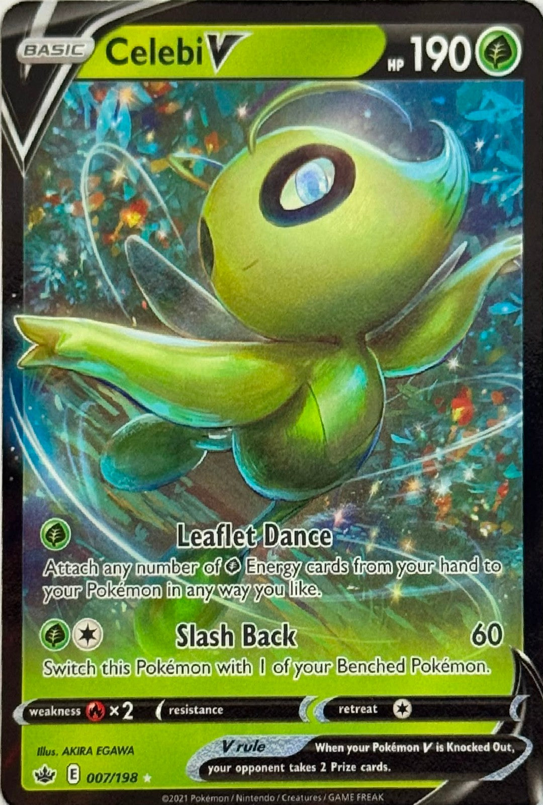 Pokémon Tcg Celebi V 007/198