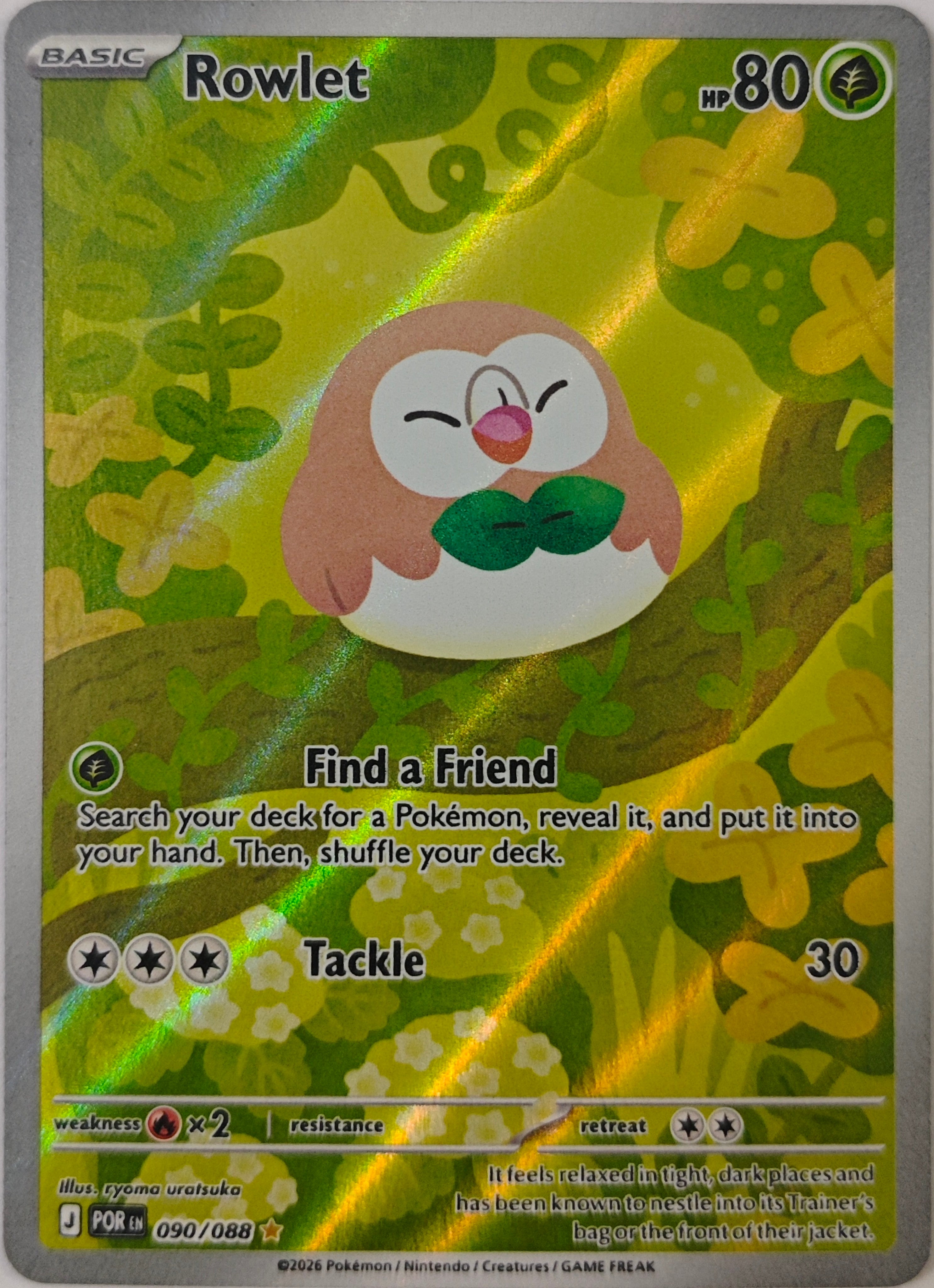 Pokémon Tcg Rowlet 090/088