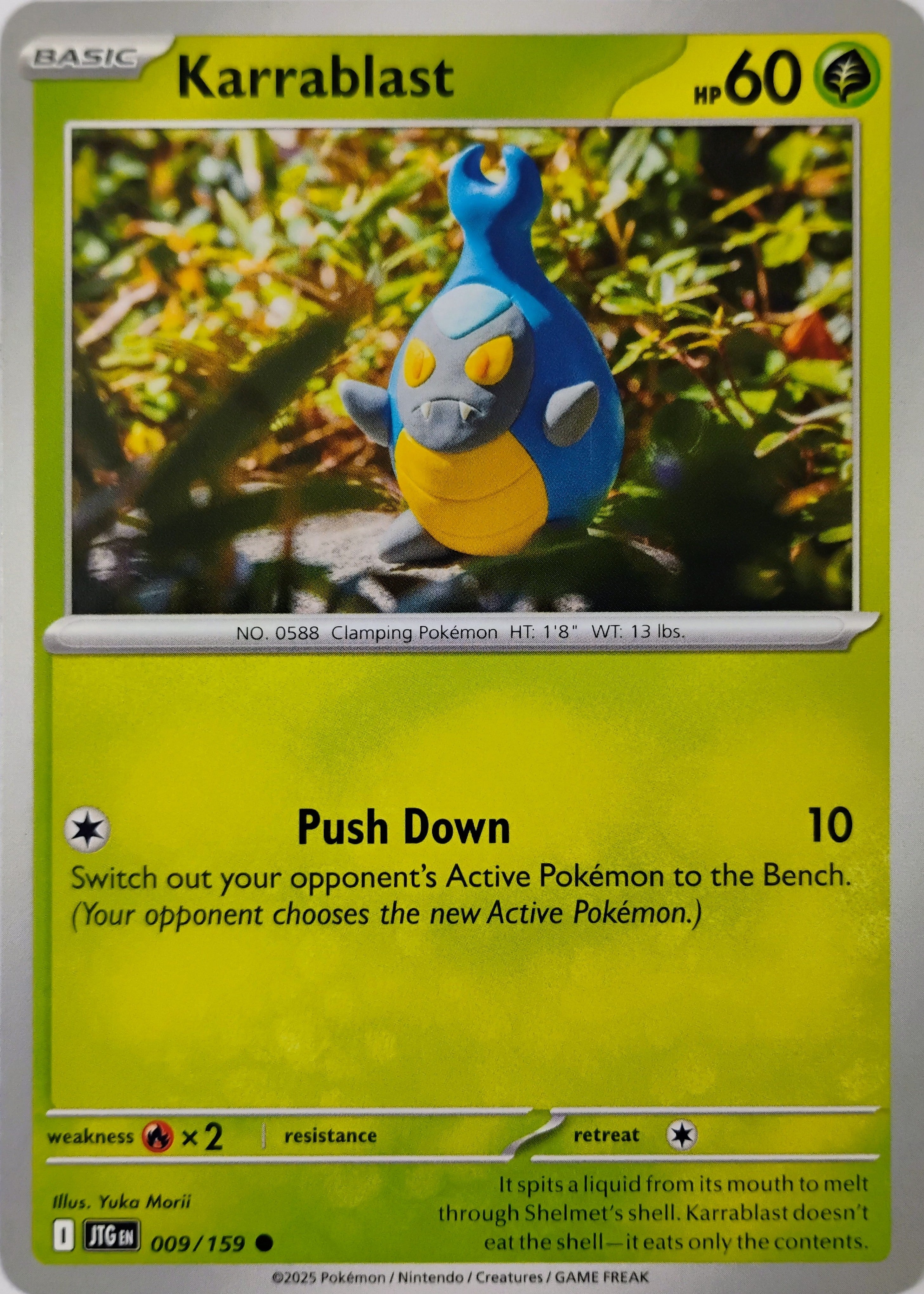 Pokémon tcg Karrablast 009/159
