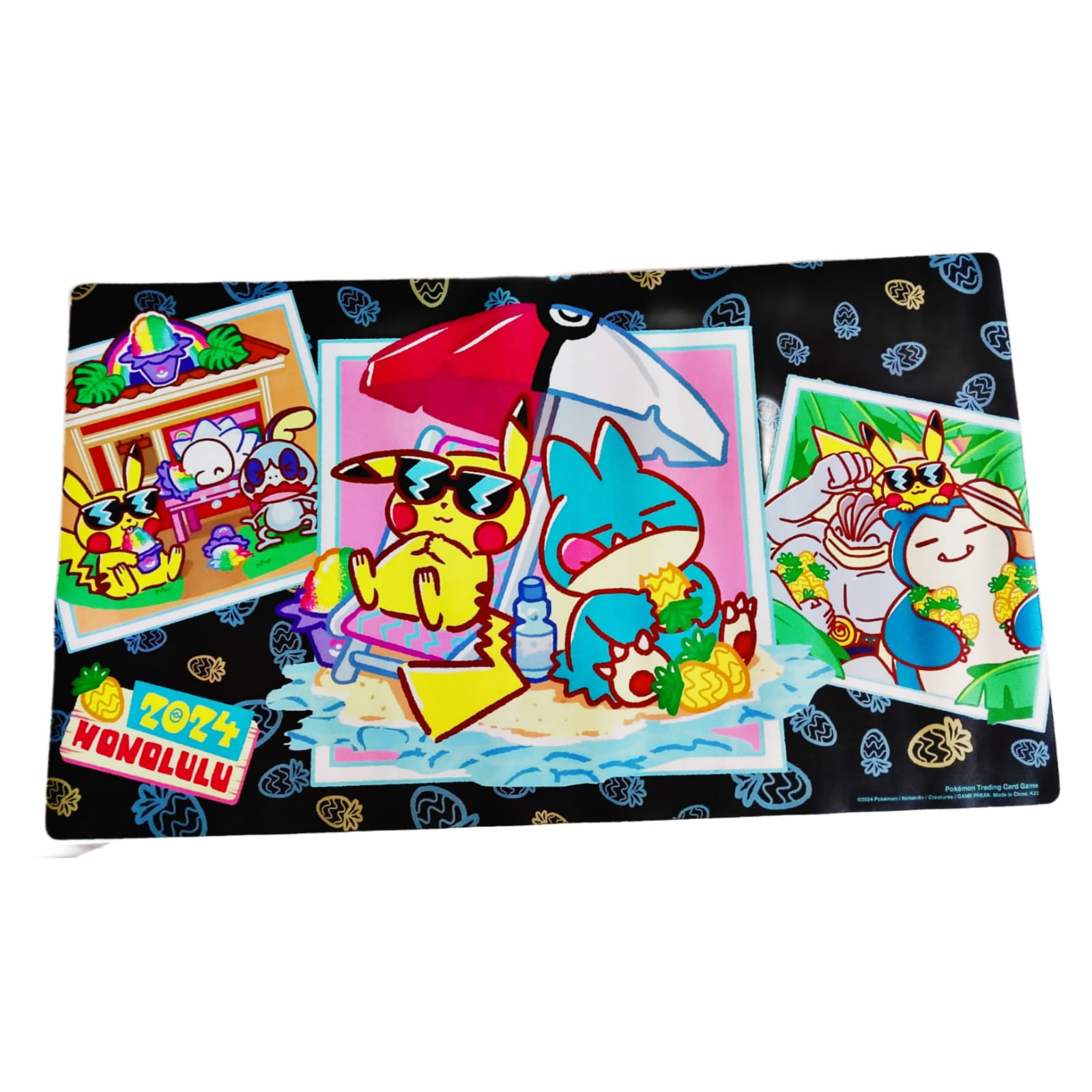Playmat Pokémon Honolulu 2024 (Pikachu/Munchlax)