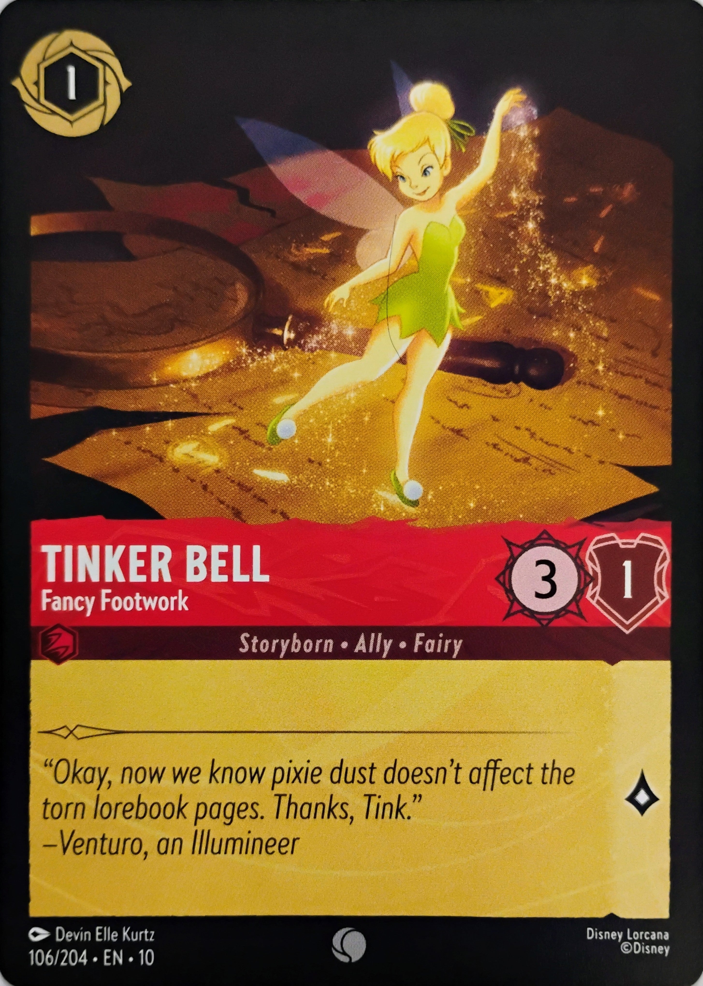 Disney Lorcana Tinker Bell 106/204