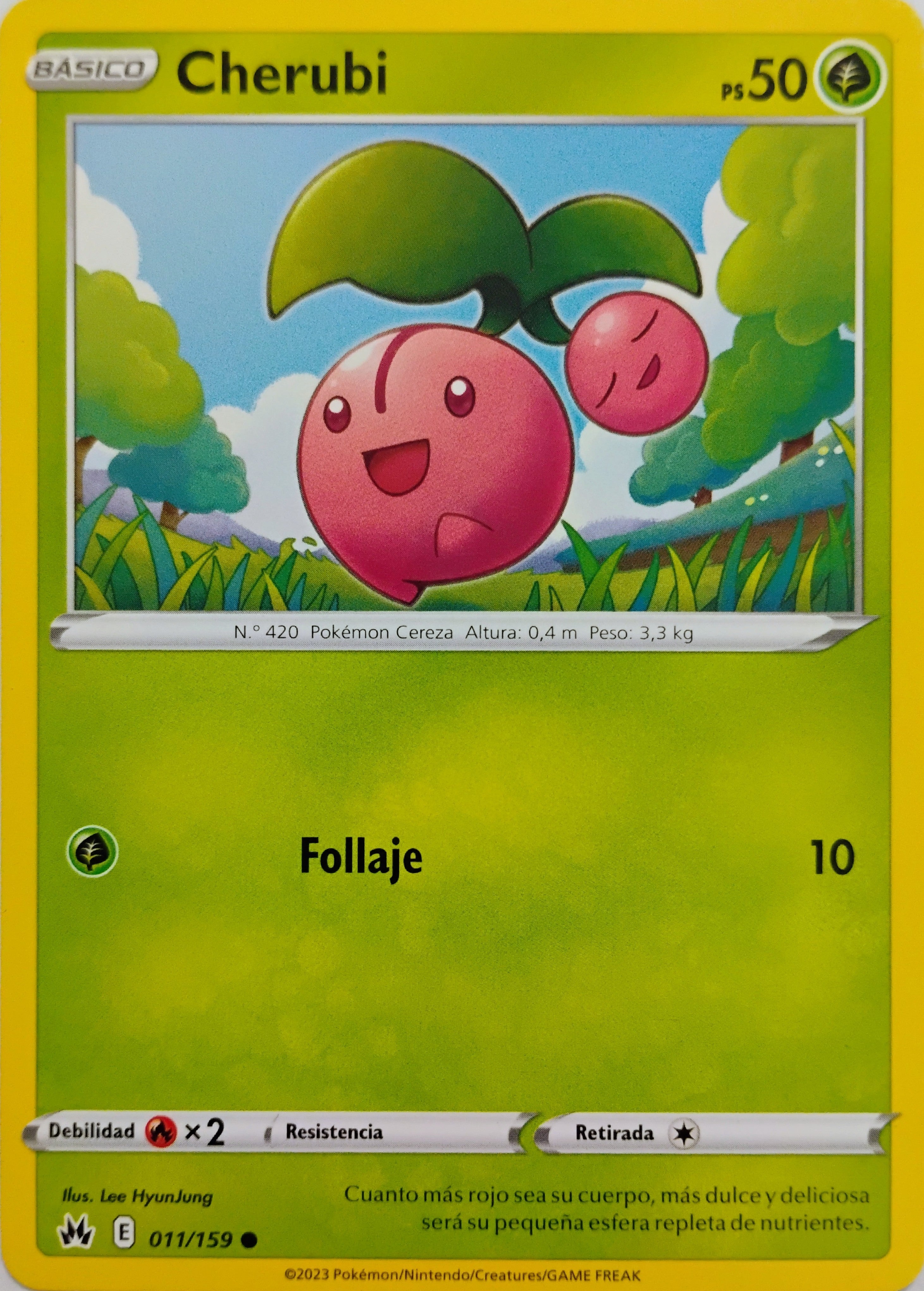 Pokémon tcg Cherubi 011/159 (español)