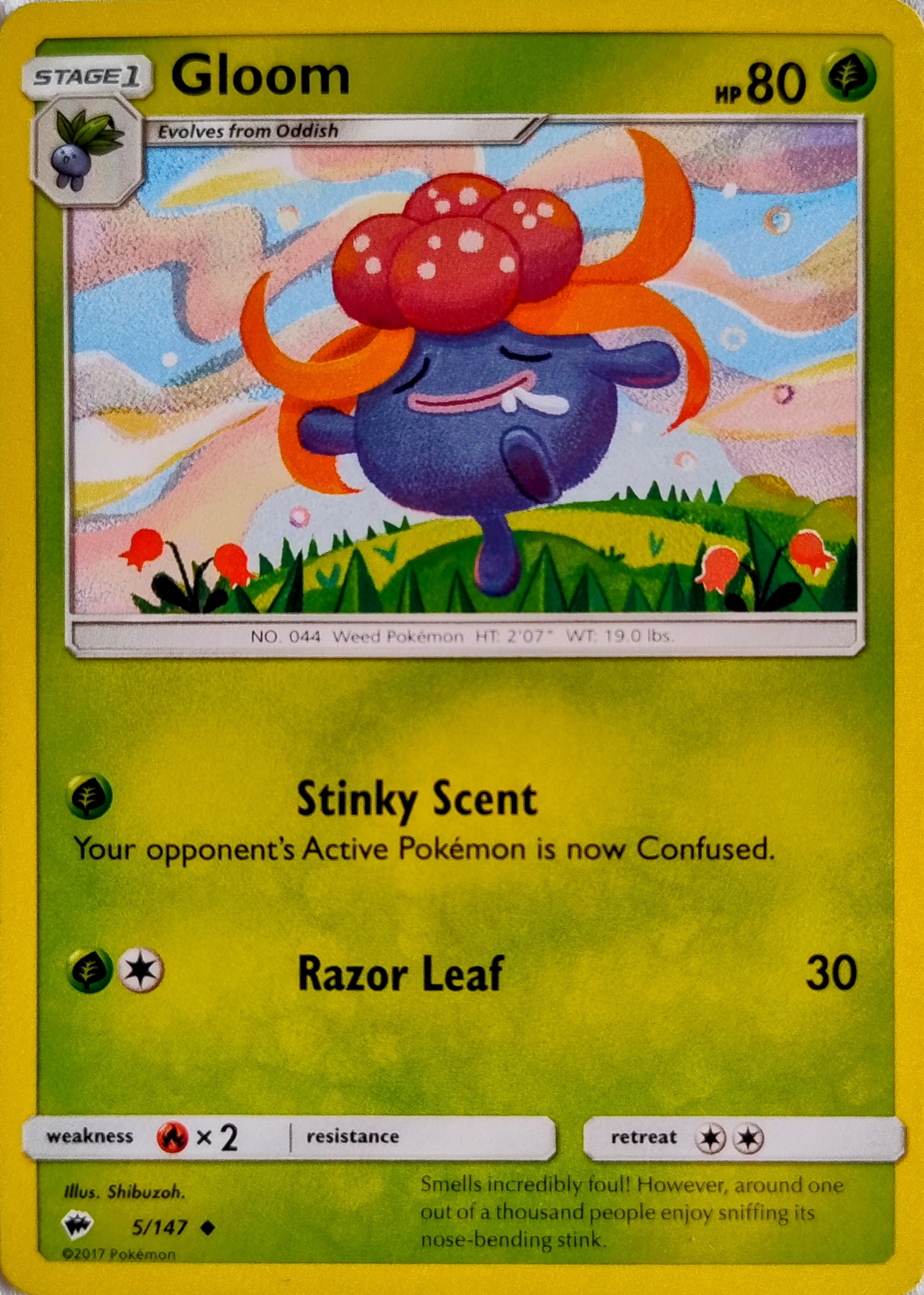 Pokemon Tcg Gloom 5/147