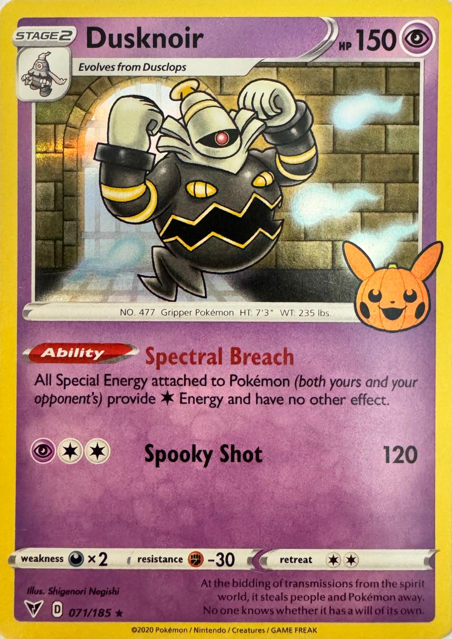 Pokémon tcg Dusknoir 071/185 Holo (TTBB23)