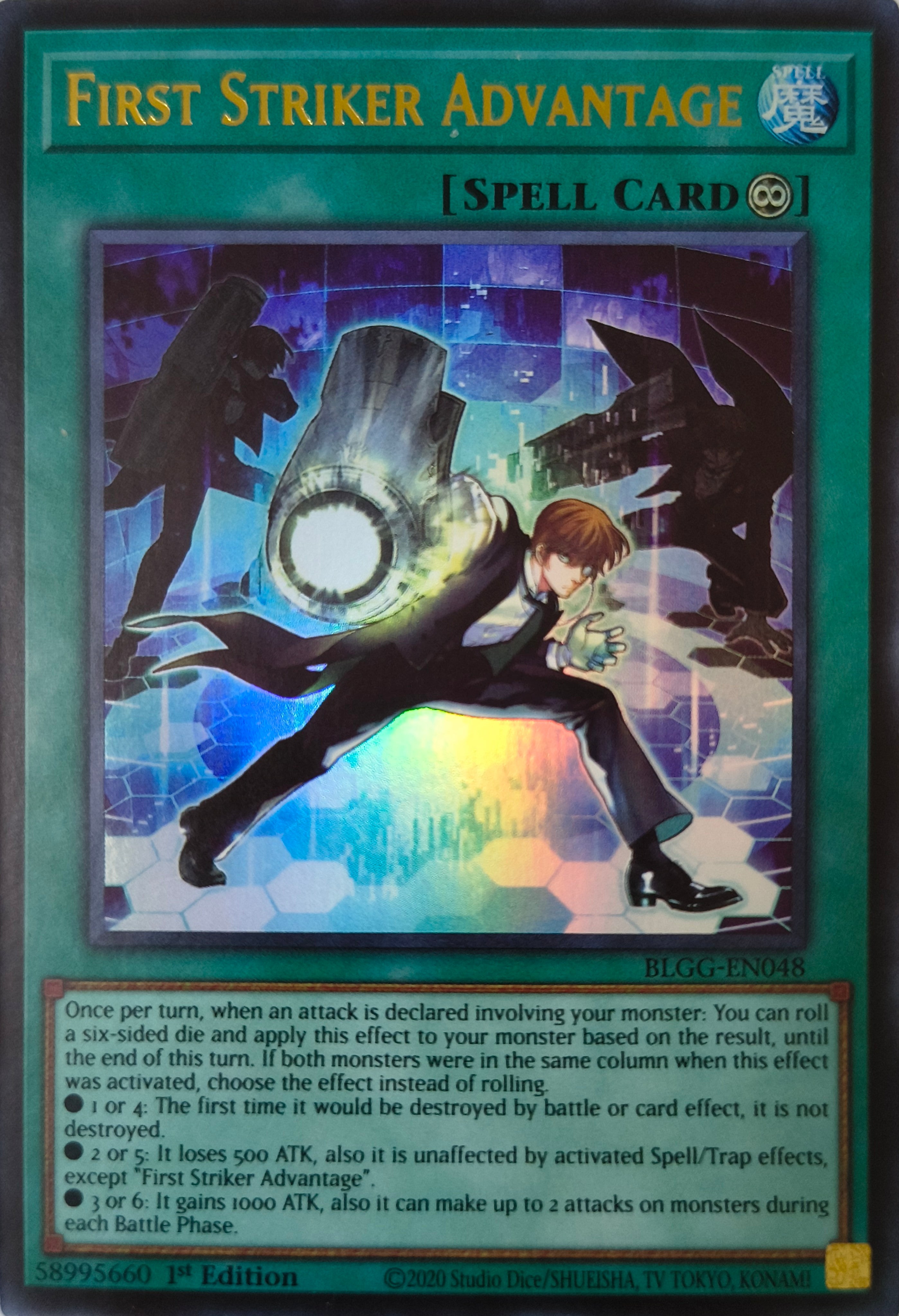 Yugioh! First Striker Advantage Blgg-en048 1st edition Ultra Rare