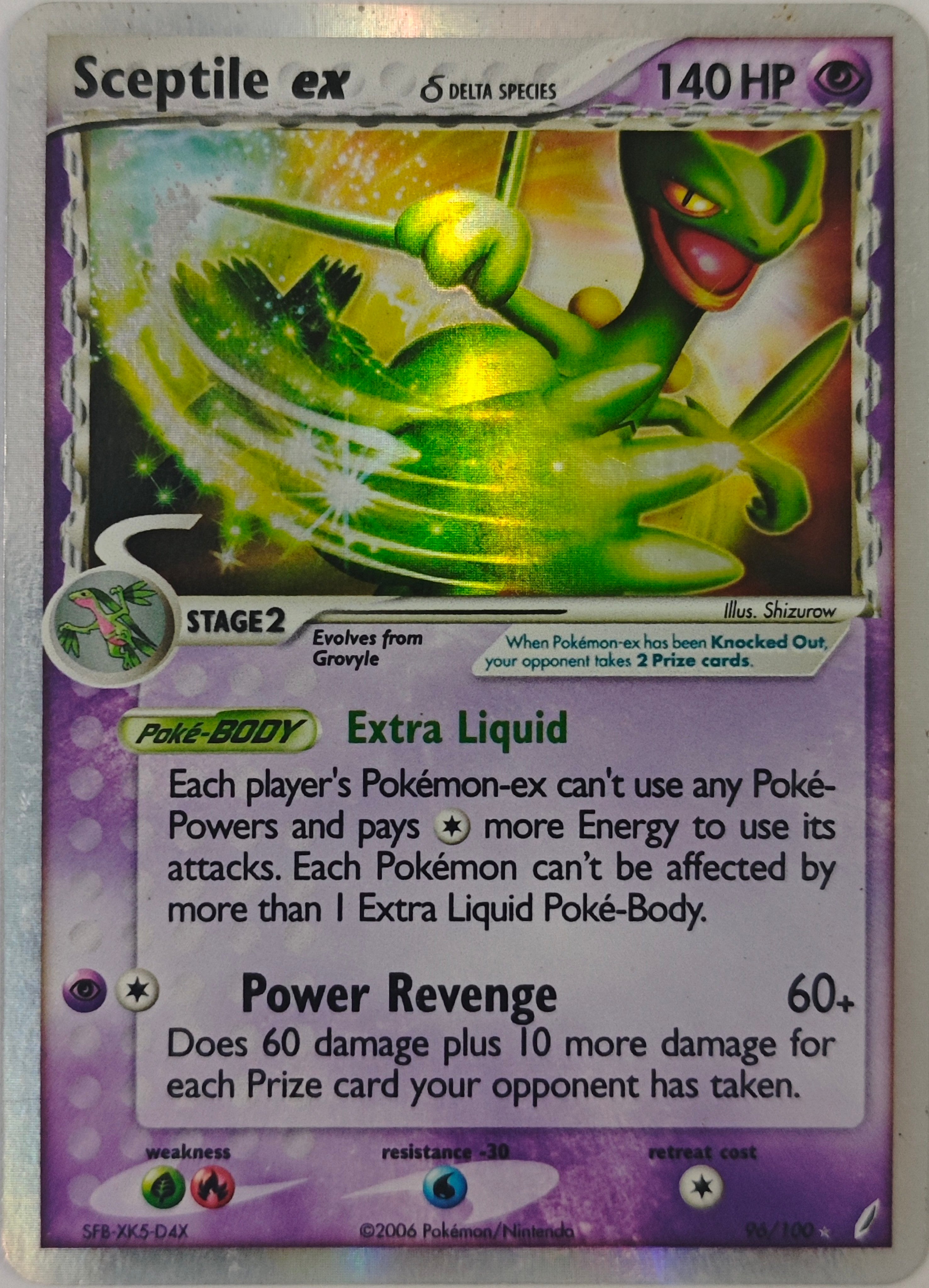Pokémon Tcg Sceptile ex 96/100