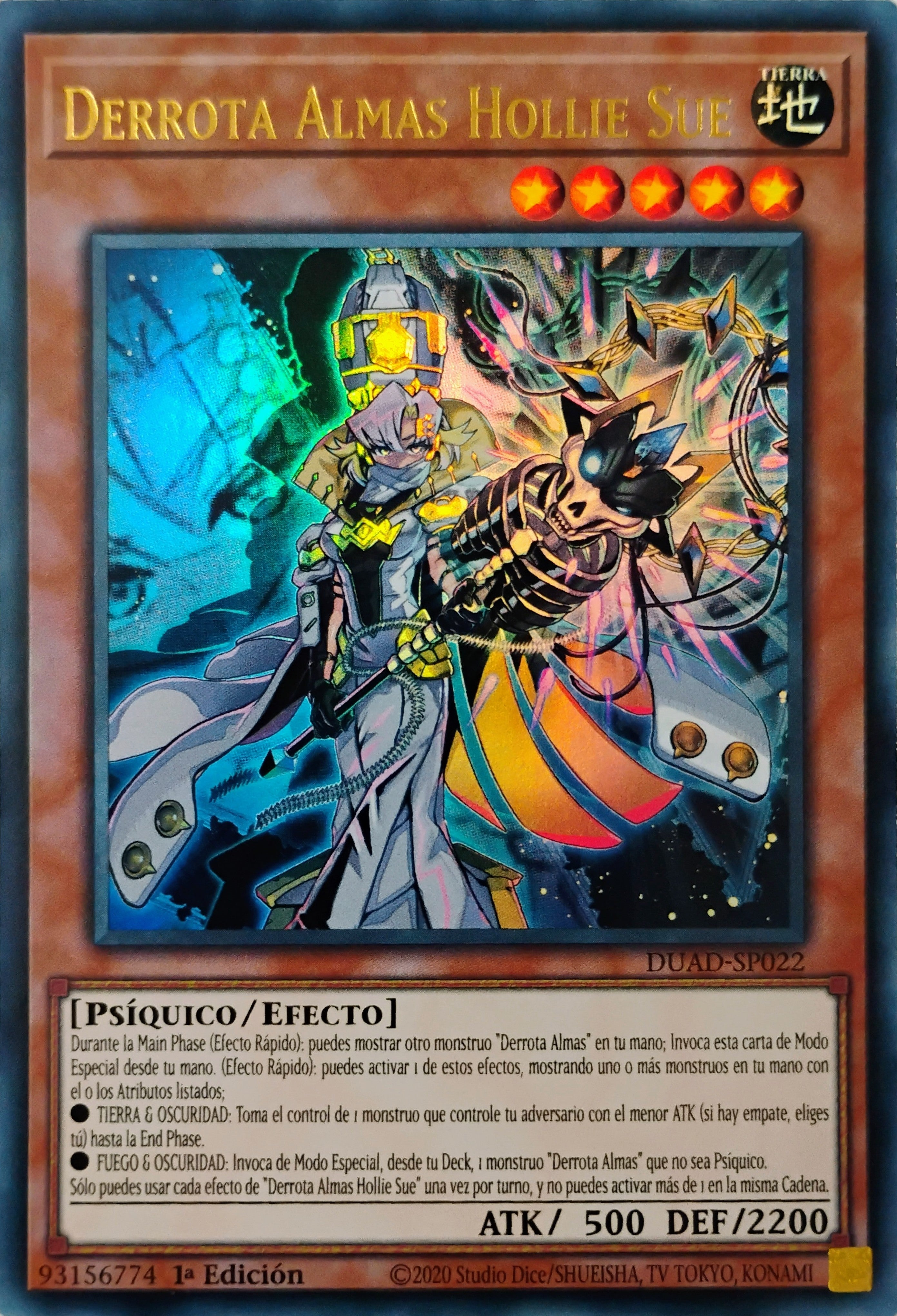 Yugioh! Derrota Almas Hollie Sue Duad-Sp022 Ultra Rare