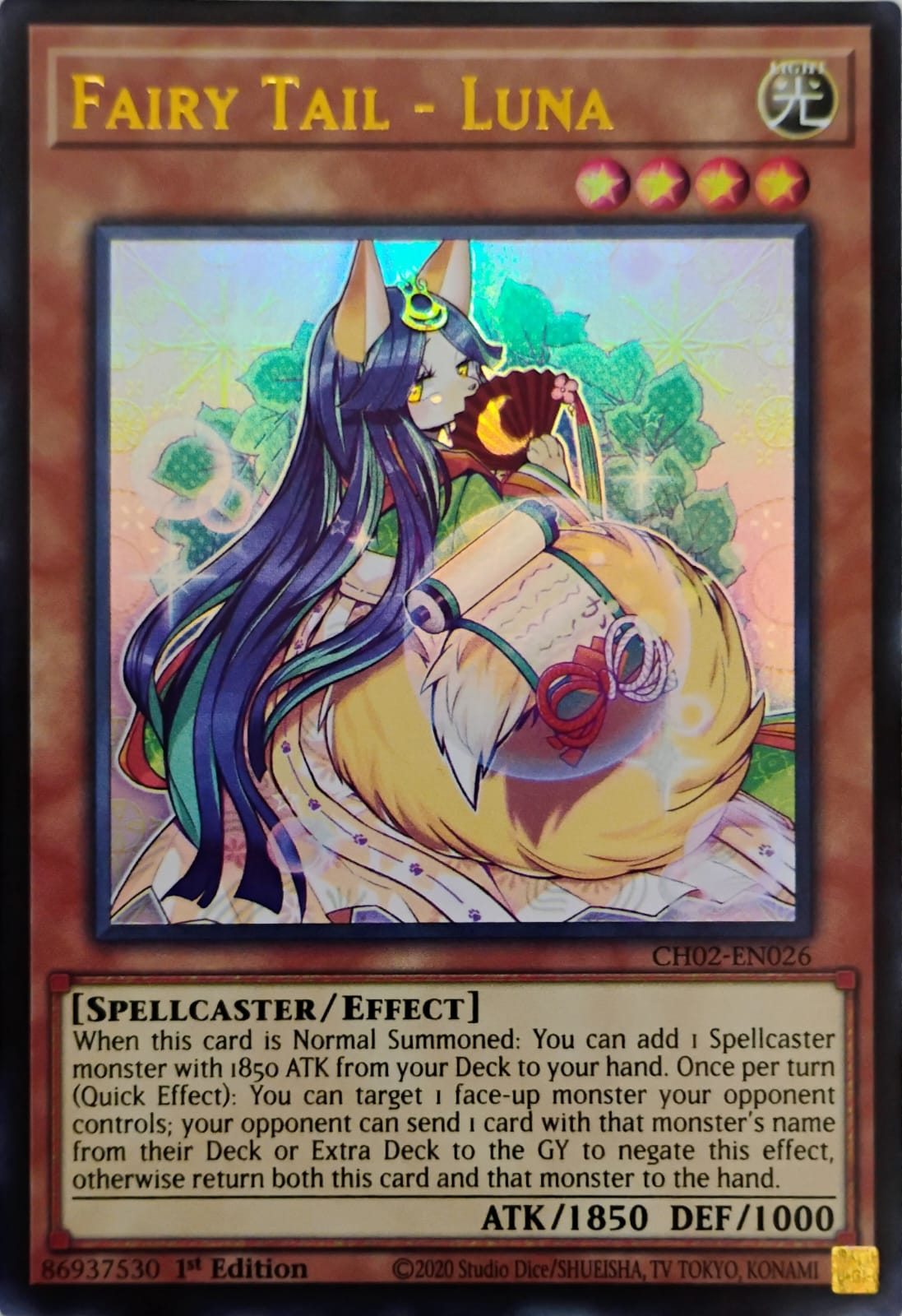 Yugioh! Fairy Tail - Luna Ch02-en026 1st Edition Ultra