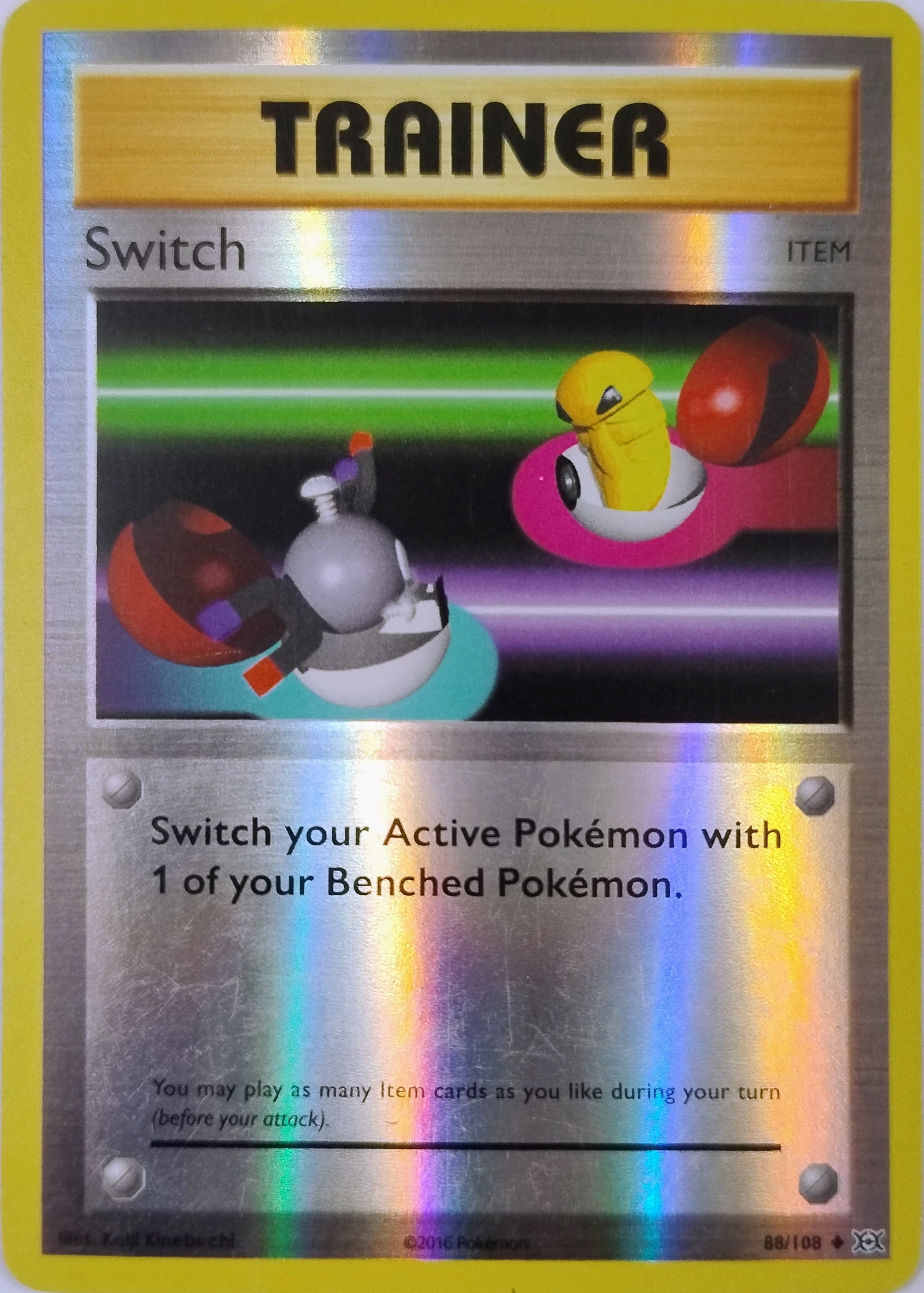 Pokemon Tcg Switch 88/108 Reverse