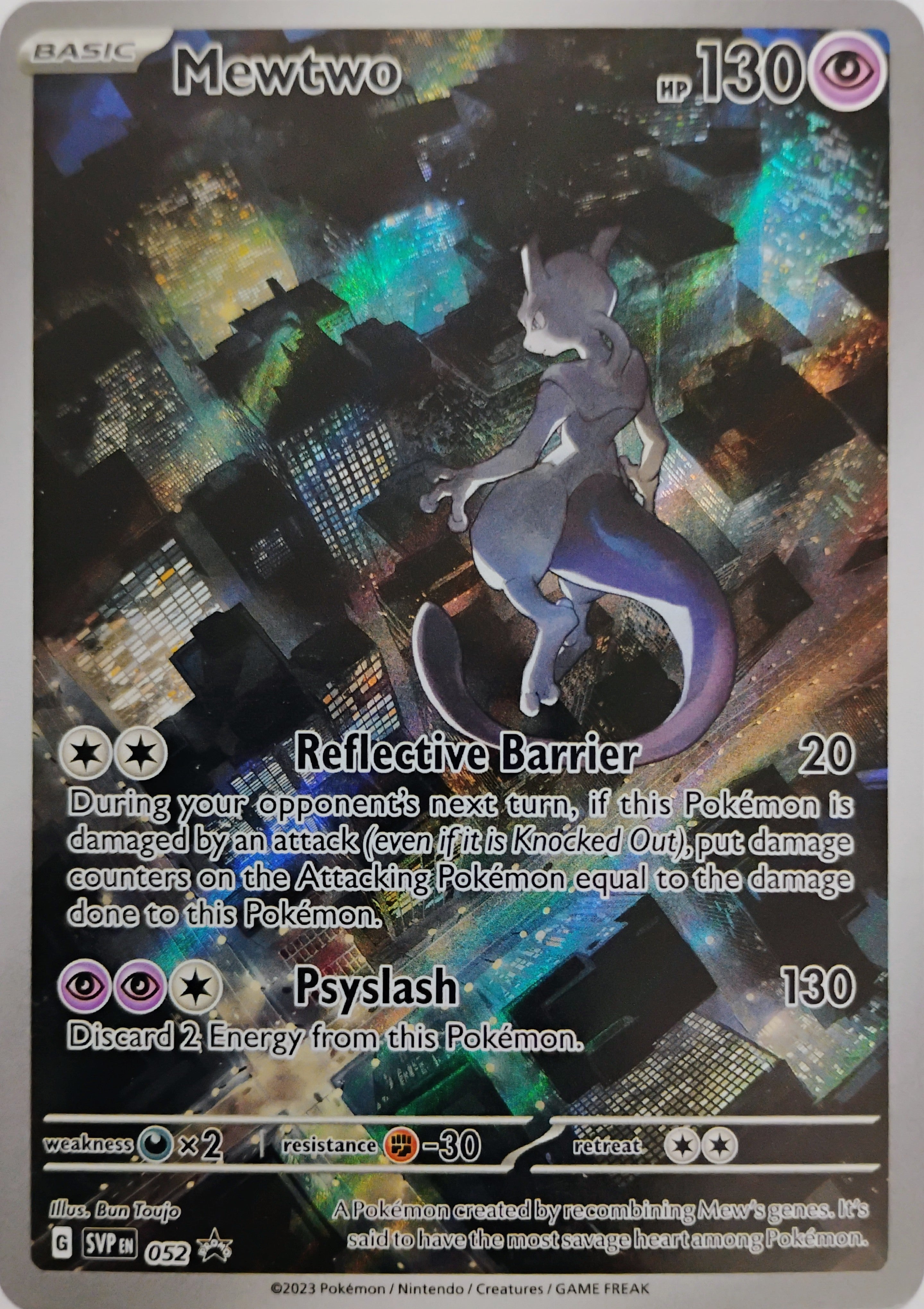 Pokémon tcg Mewtwo 052 Promo