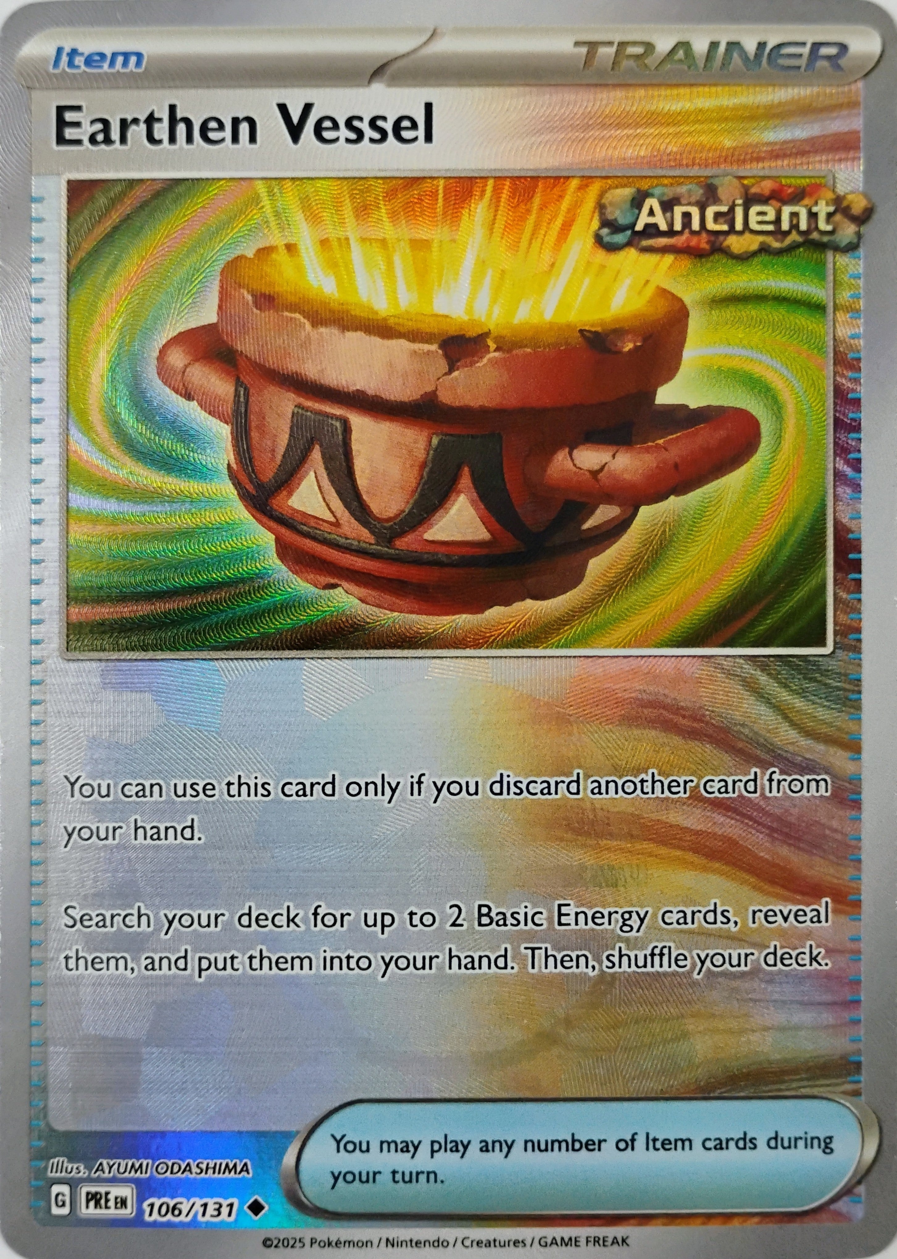 Pokémon tcg Earthen Vessel 106/131 (Poke Ball)