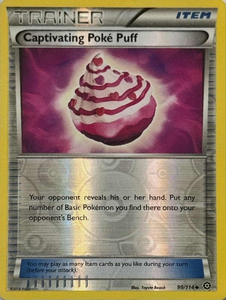 Pokémon Tcg Captivating Poke Puff 99/114 Reverse