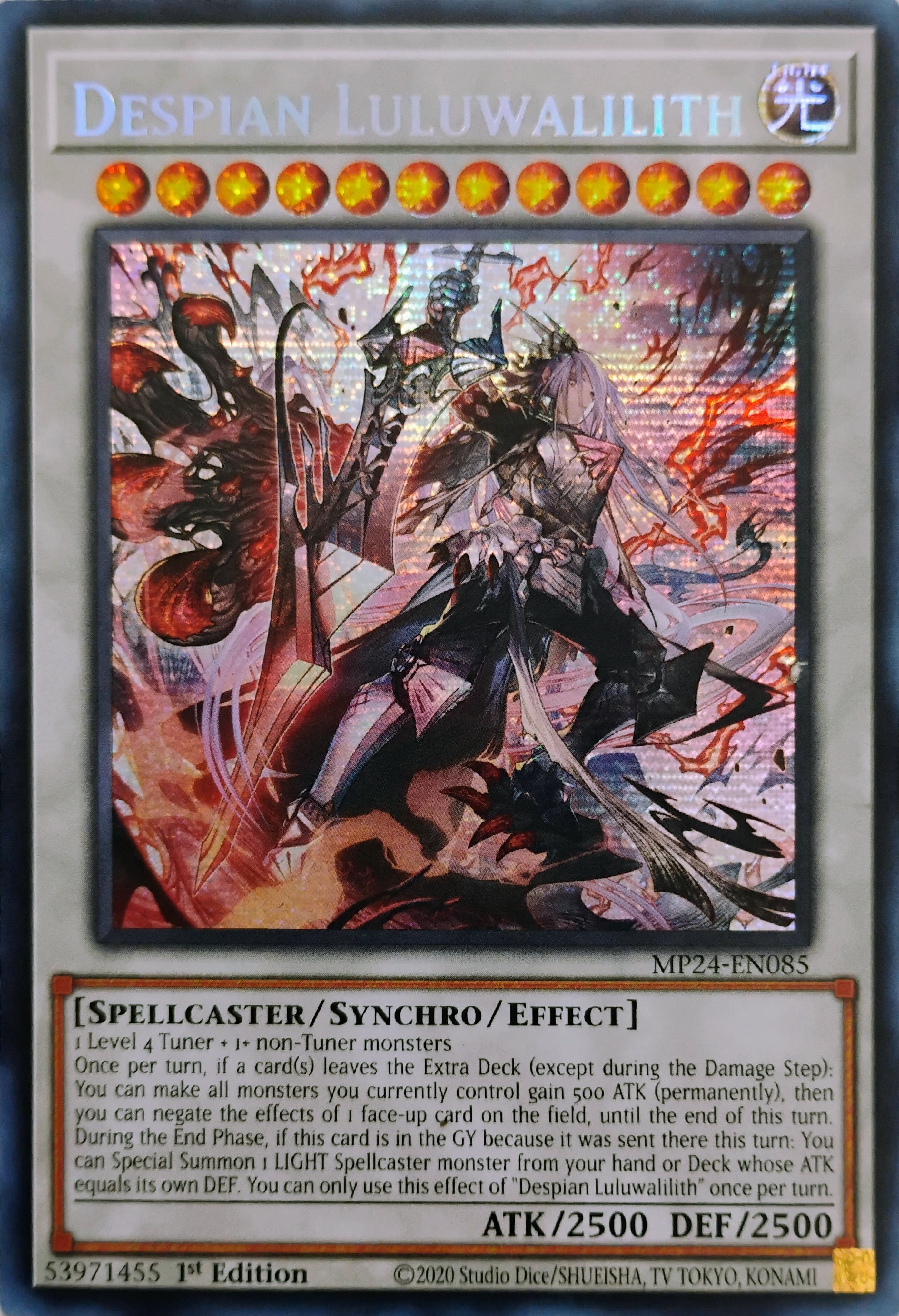 Yugioh! Despian Luluwalilith Mp24-en085 1st edition Prismatica