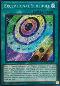 Yugioh! Exceptional Shedule BLDZ-EN054 1st Edition Super