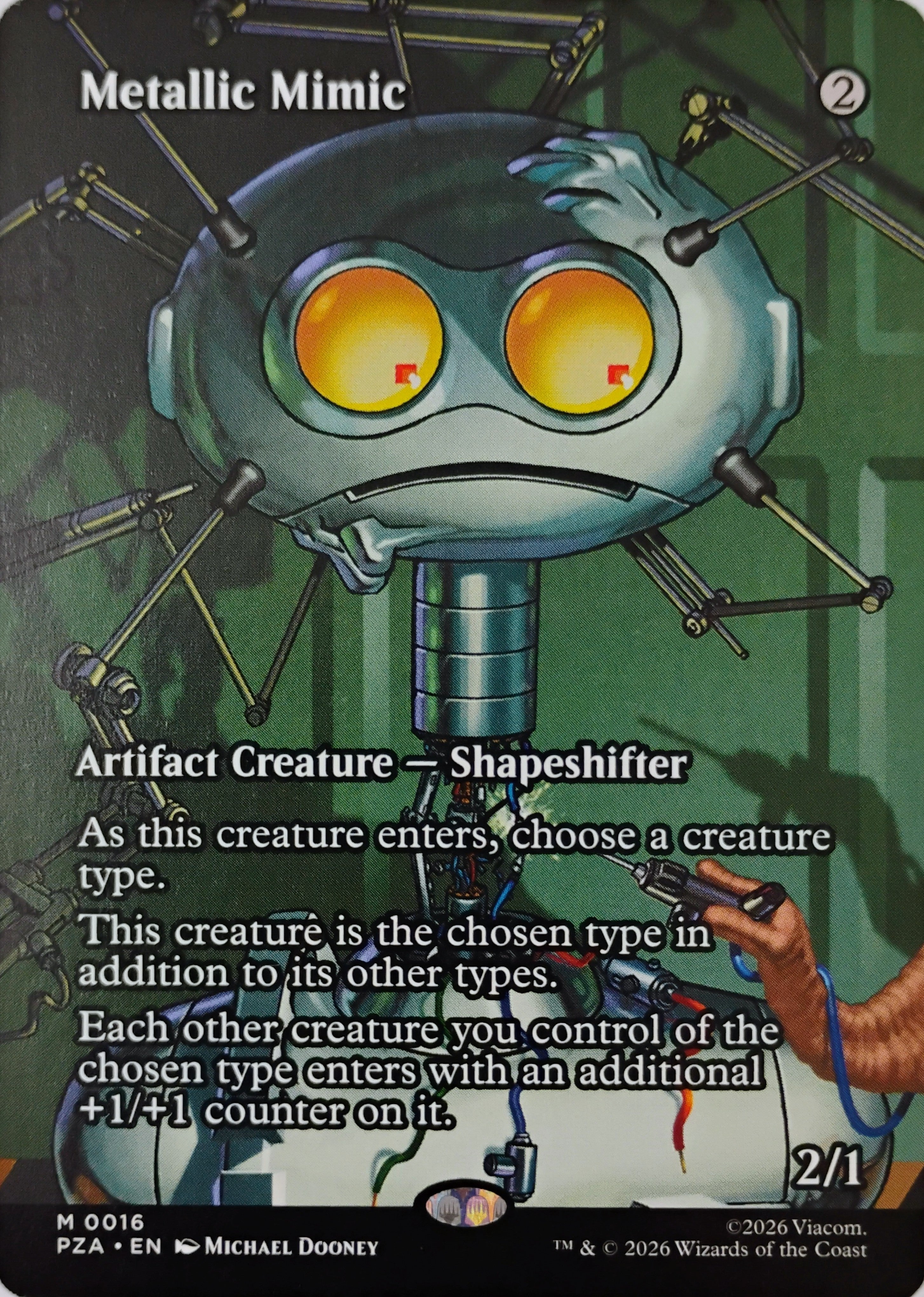 Magic tcg Metallic Mimic 0016 (Borderless)