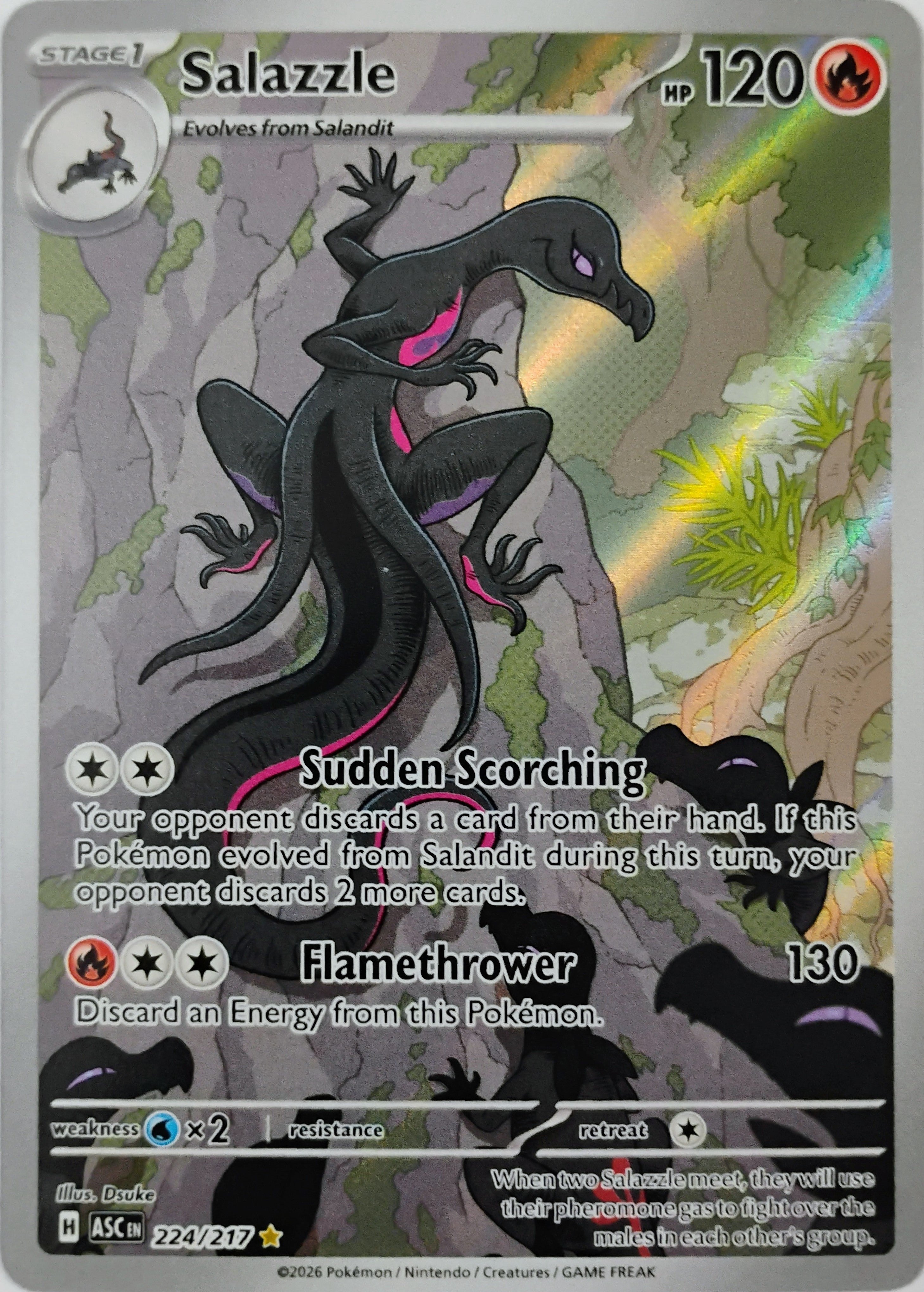 Pokémon tcg Salazzle 224/217