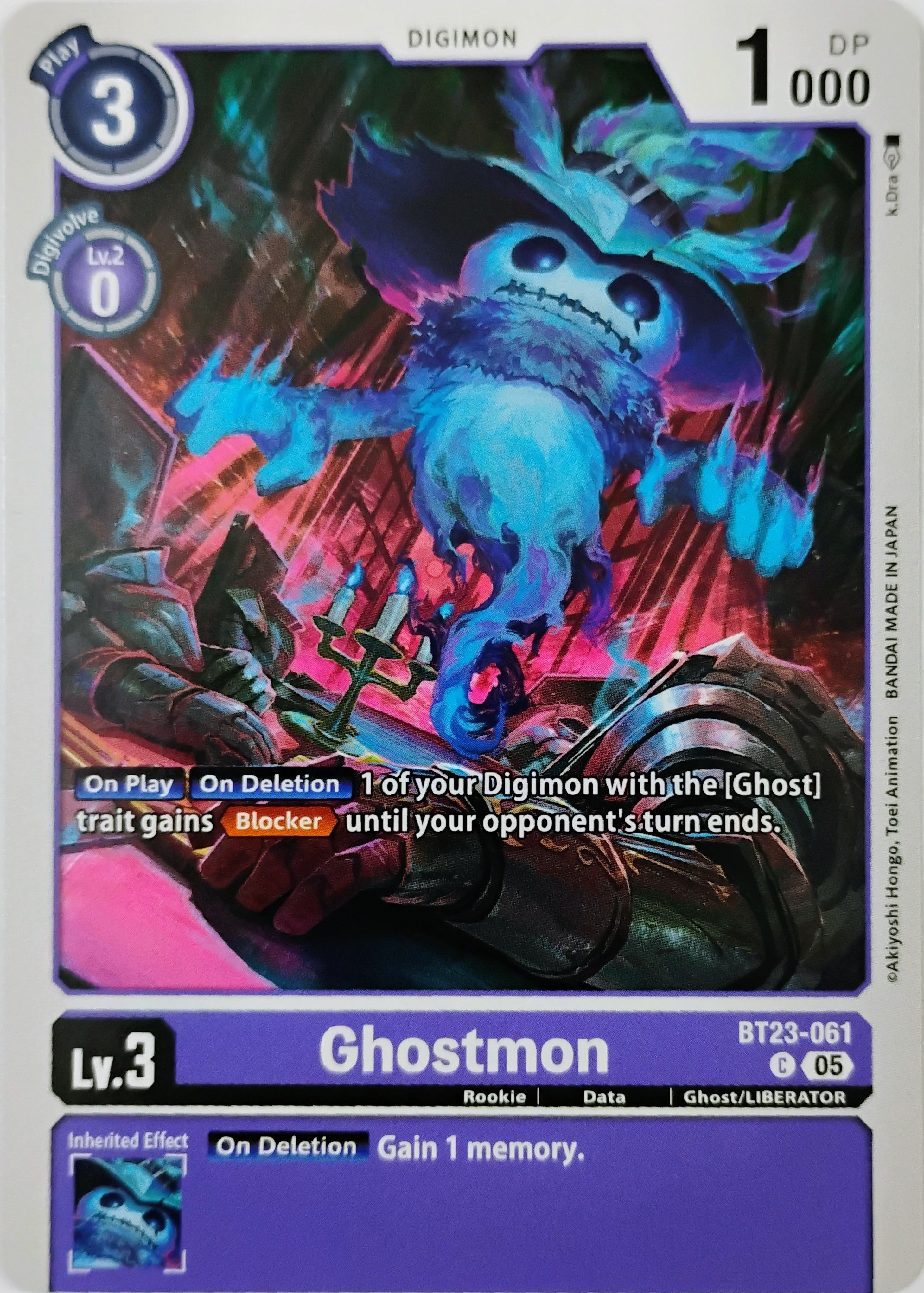 Digimon Tcg Ghostmon Bt23-061