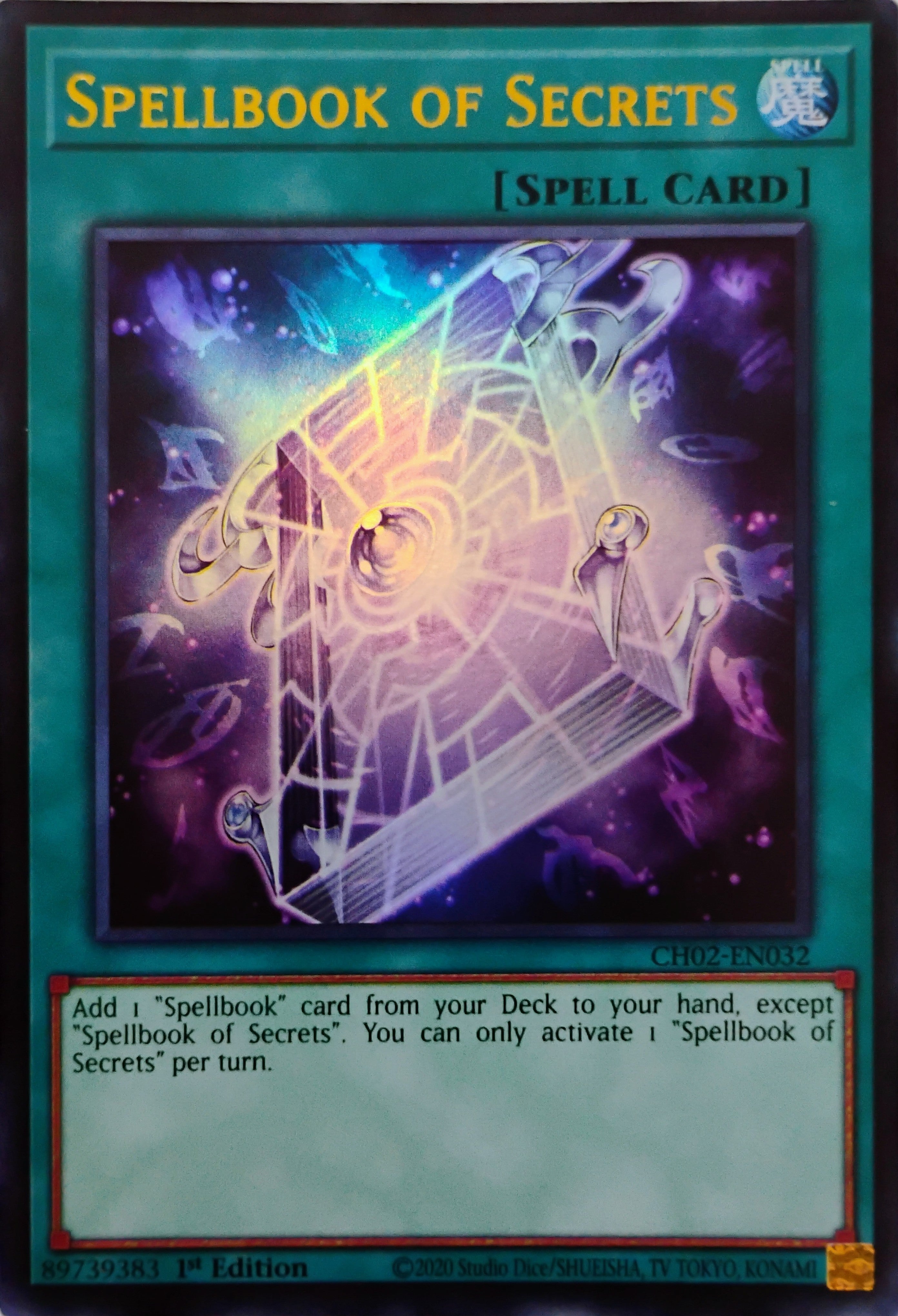 Yugioh! Spellbook Of Secrets Ch02-en032 1st Edition Ultra Rare