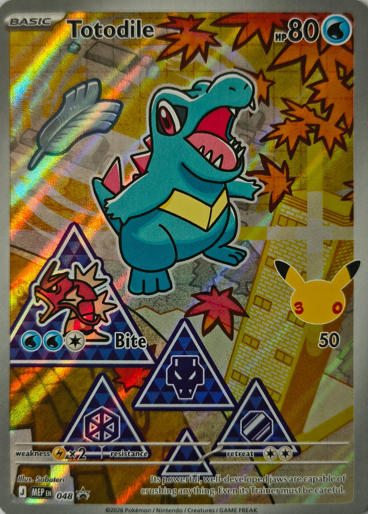 Pokémon tcg Totodile 048 Promo