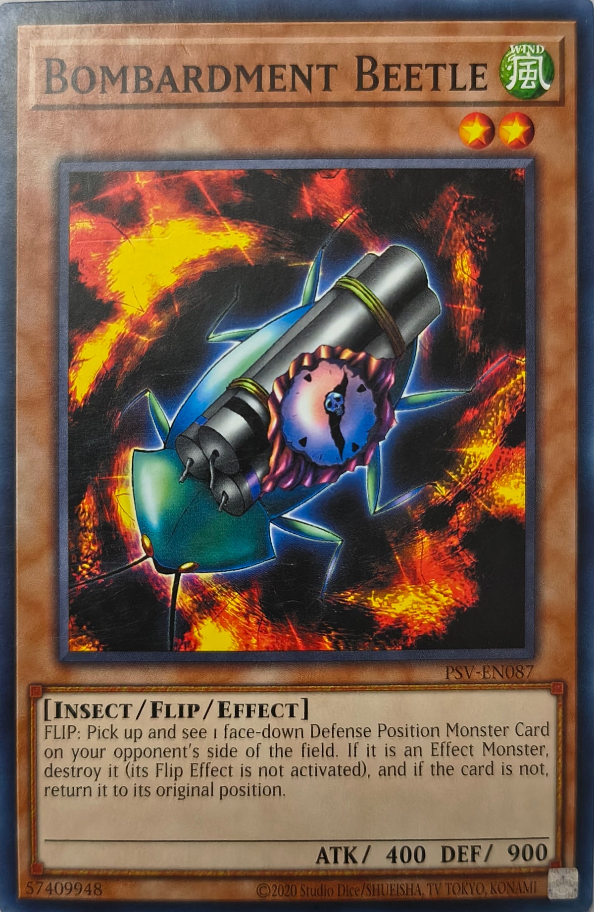 Yugioh! Bombardment Beetle Psv-en087