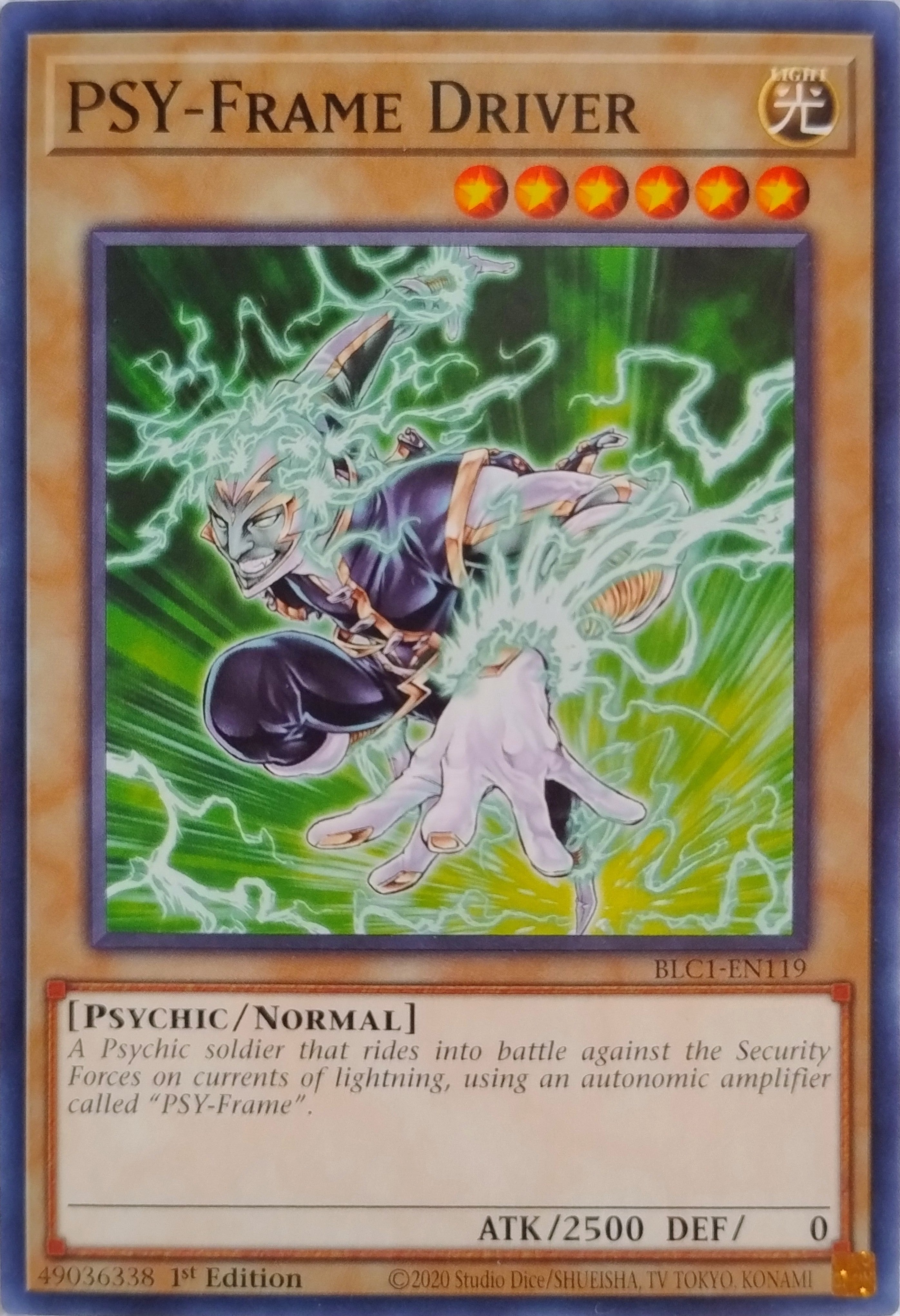 Yugioh! Psy-Frame Driver Blc1-en119 1st Edition