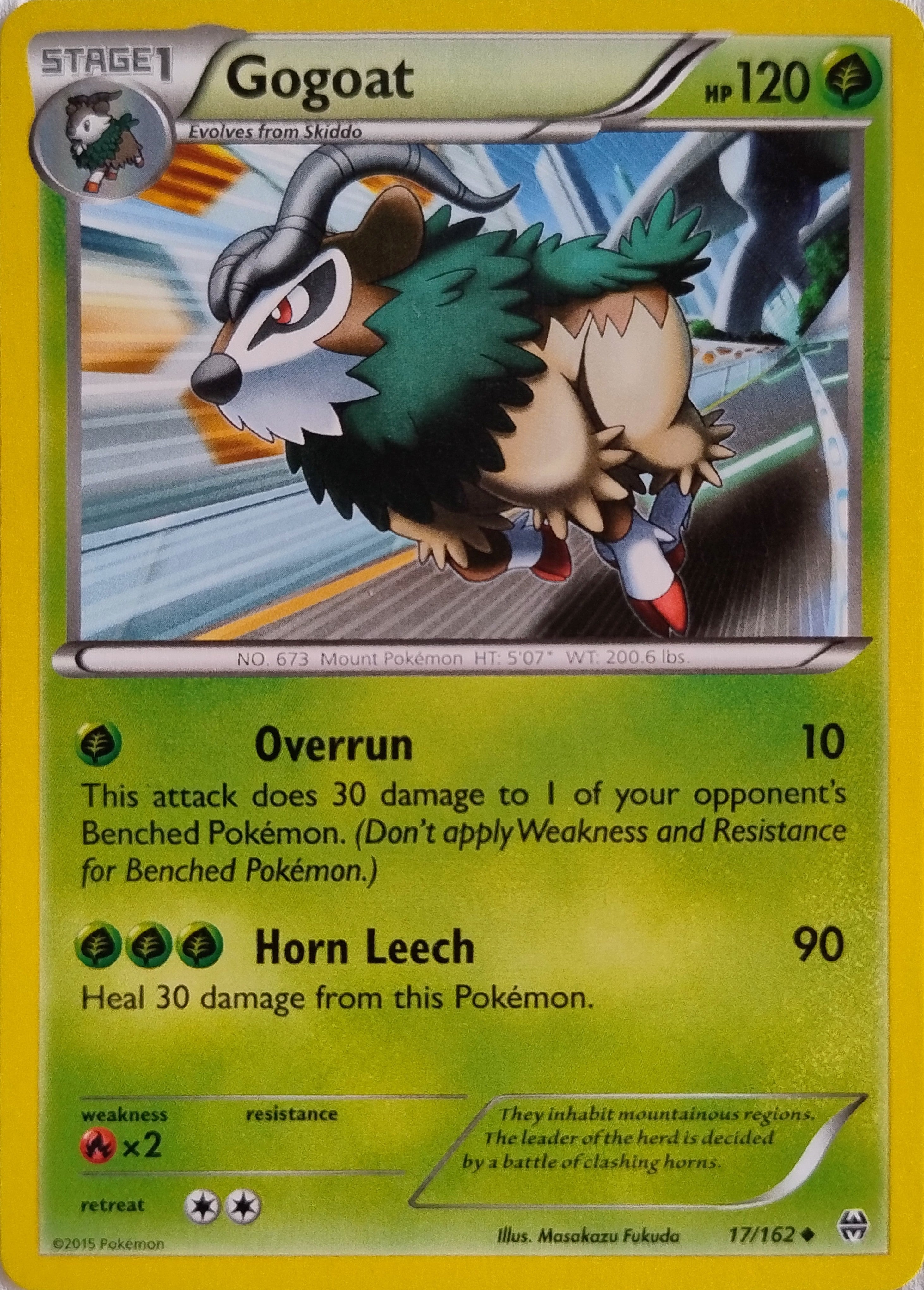 Pokémon Tcg Gogoat 17/162
