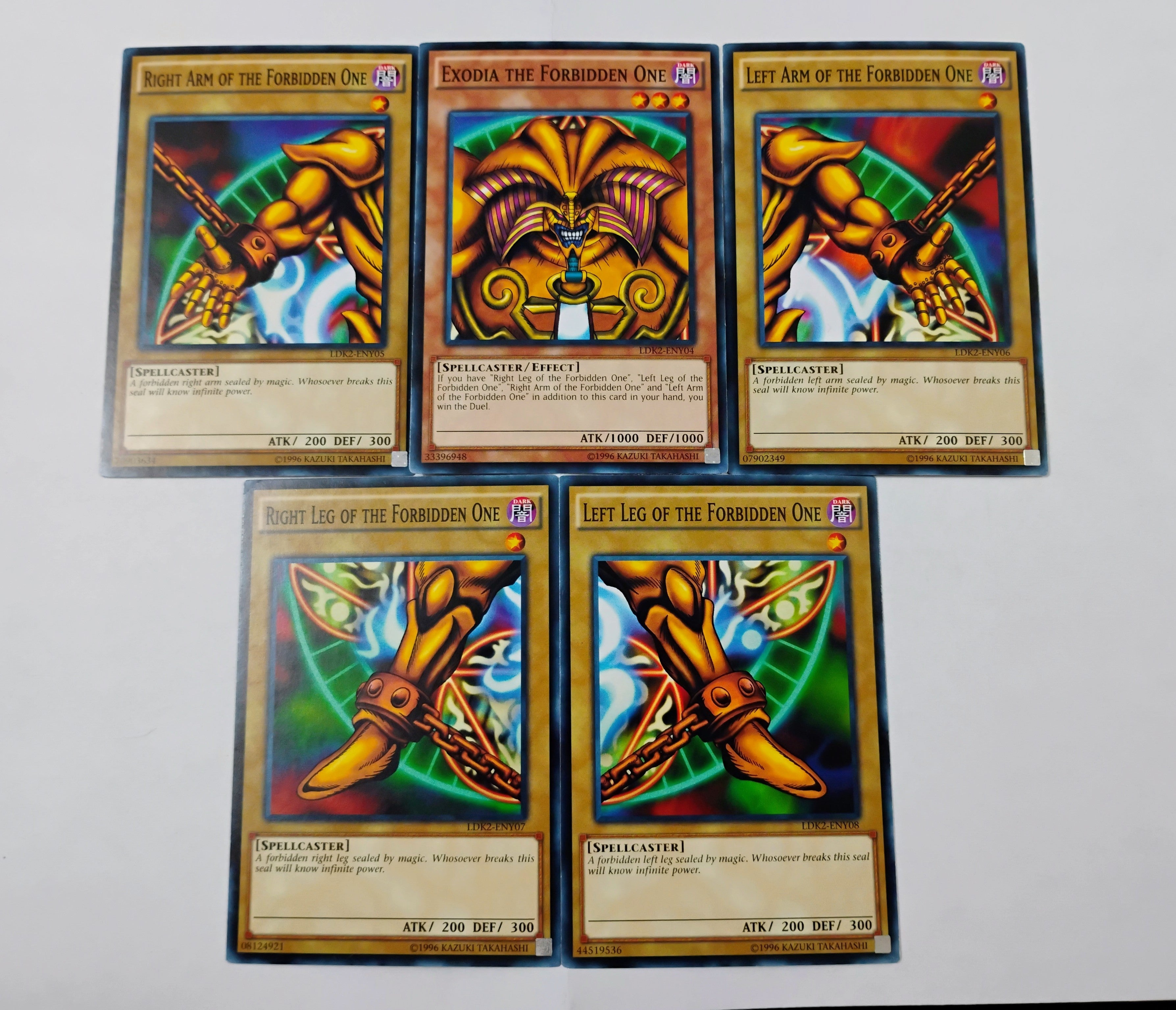 Yugioh! Exodia The Forbidden One Ldk2 Común