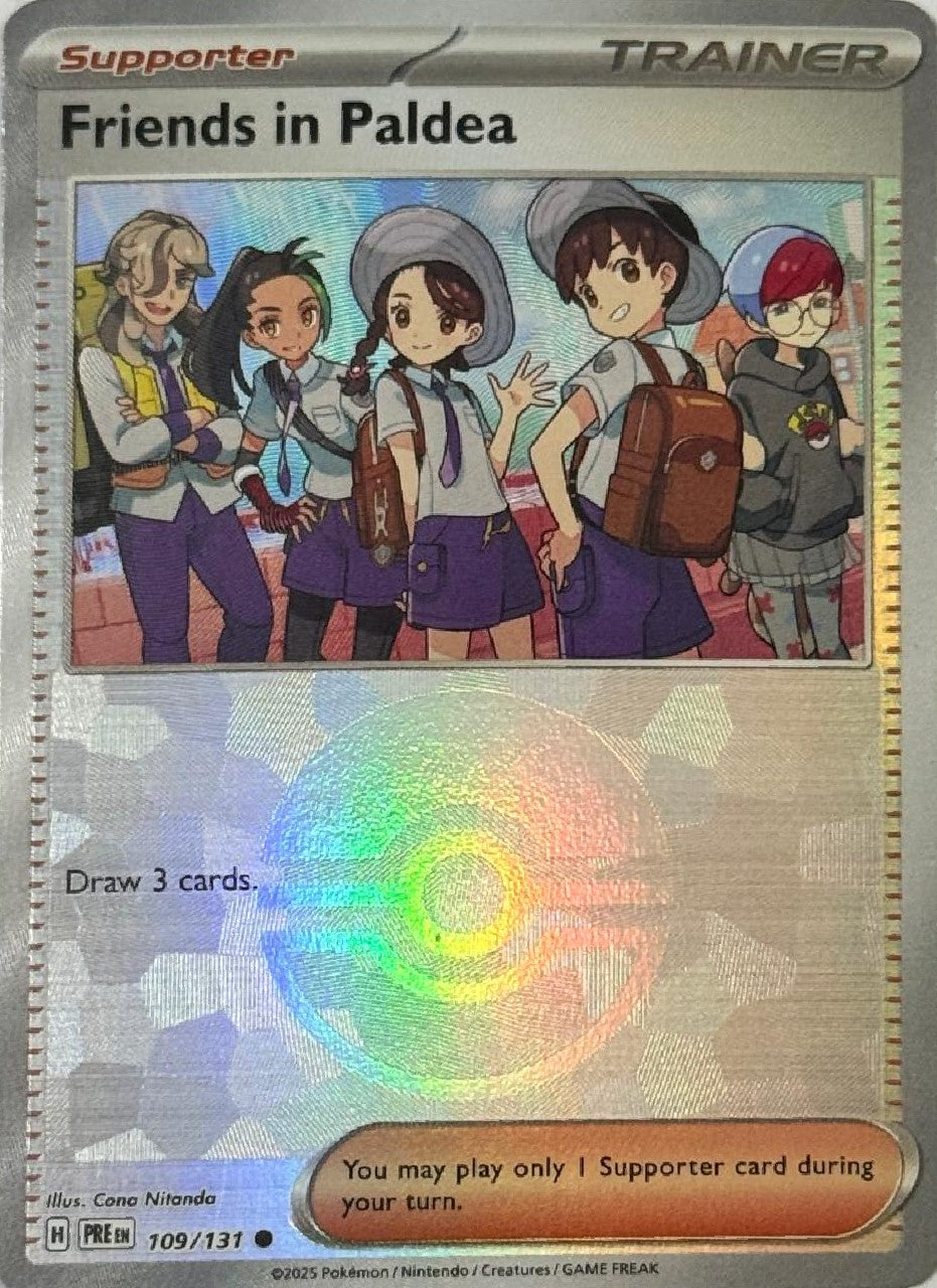 Pokémon Tcg Friends In Paldea 109/131 (Poke Ball)