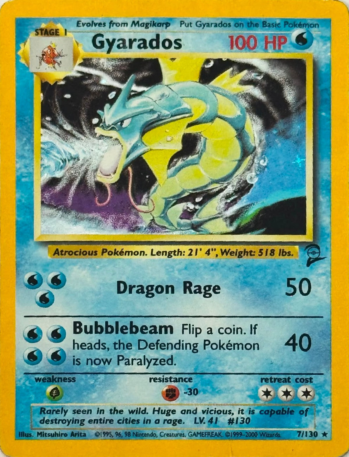 Pokémon Tcg Gyarados 7/130 Holo