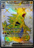 Pokémon tcg Tyranitar Ex 211/197