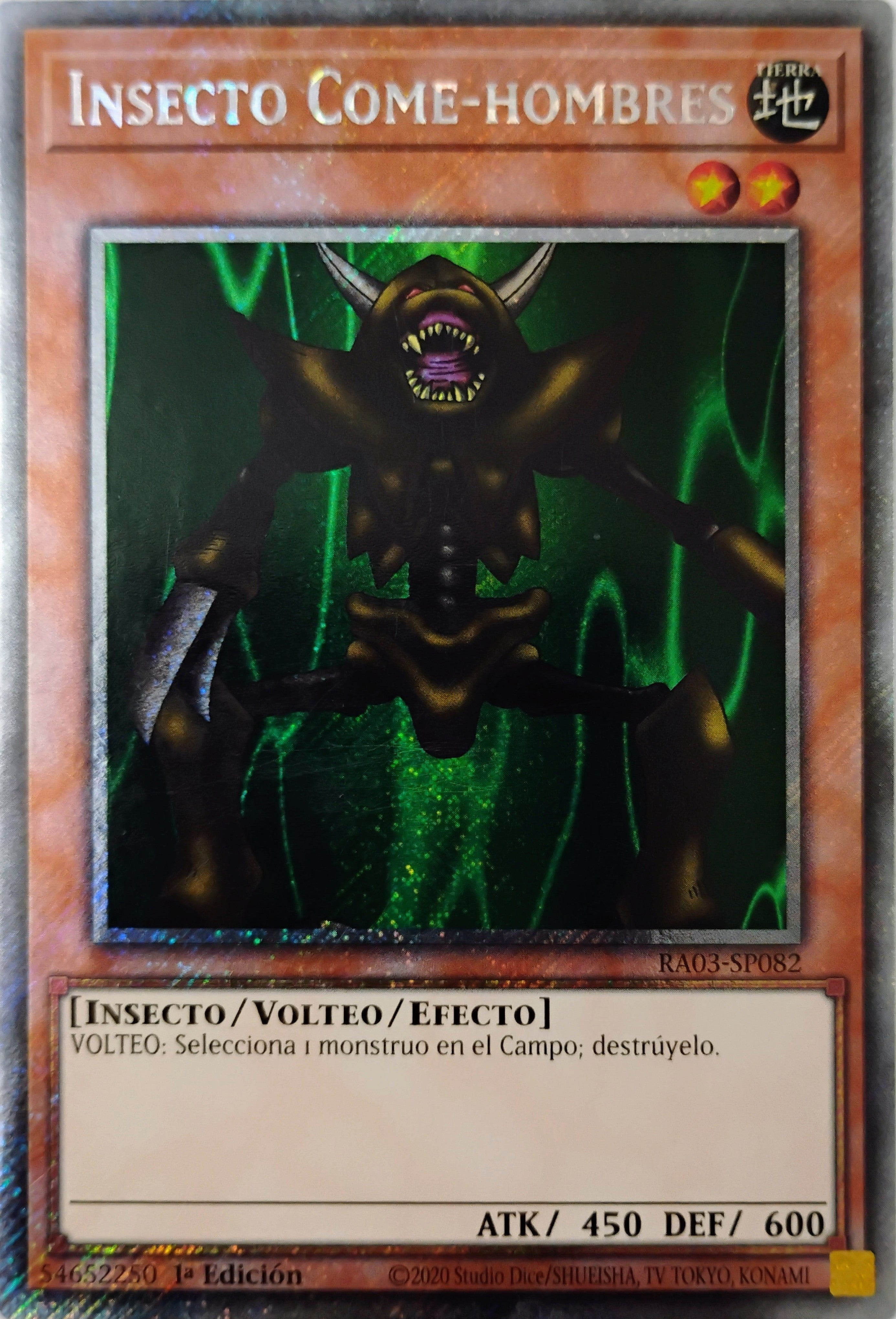 Yugioh! Insecto Come-Hombres Ra03-sp082 Platinum