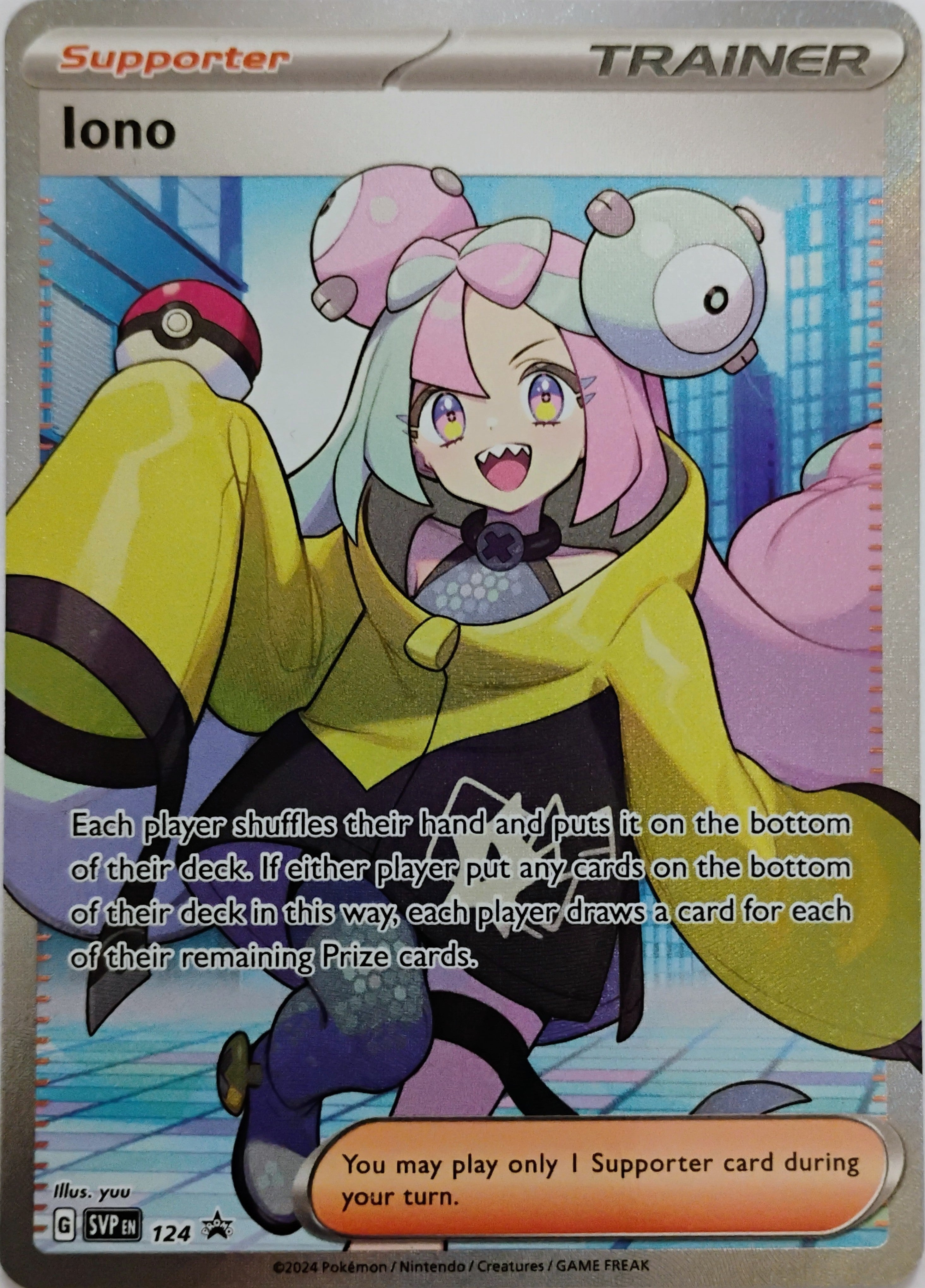 Pokémon tcg Iono 124 Promo