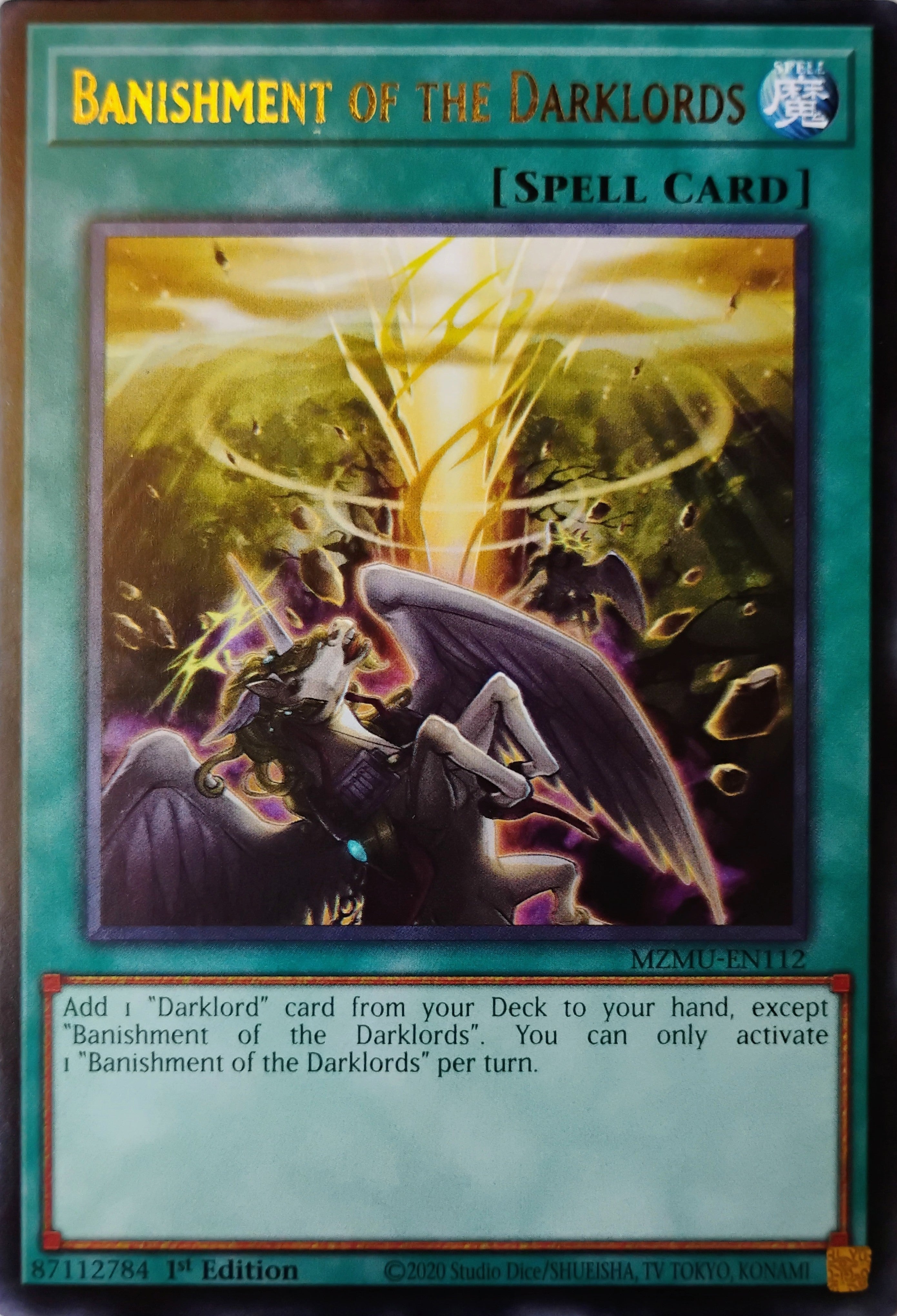 Yugioh! Banishment Of The Darklords Mzmu-en112 Rara
