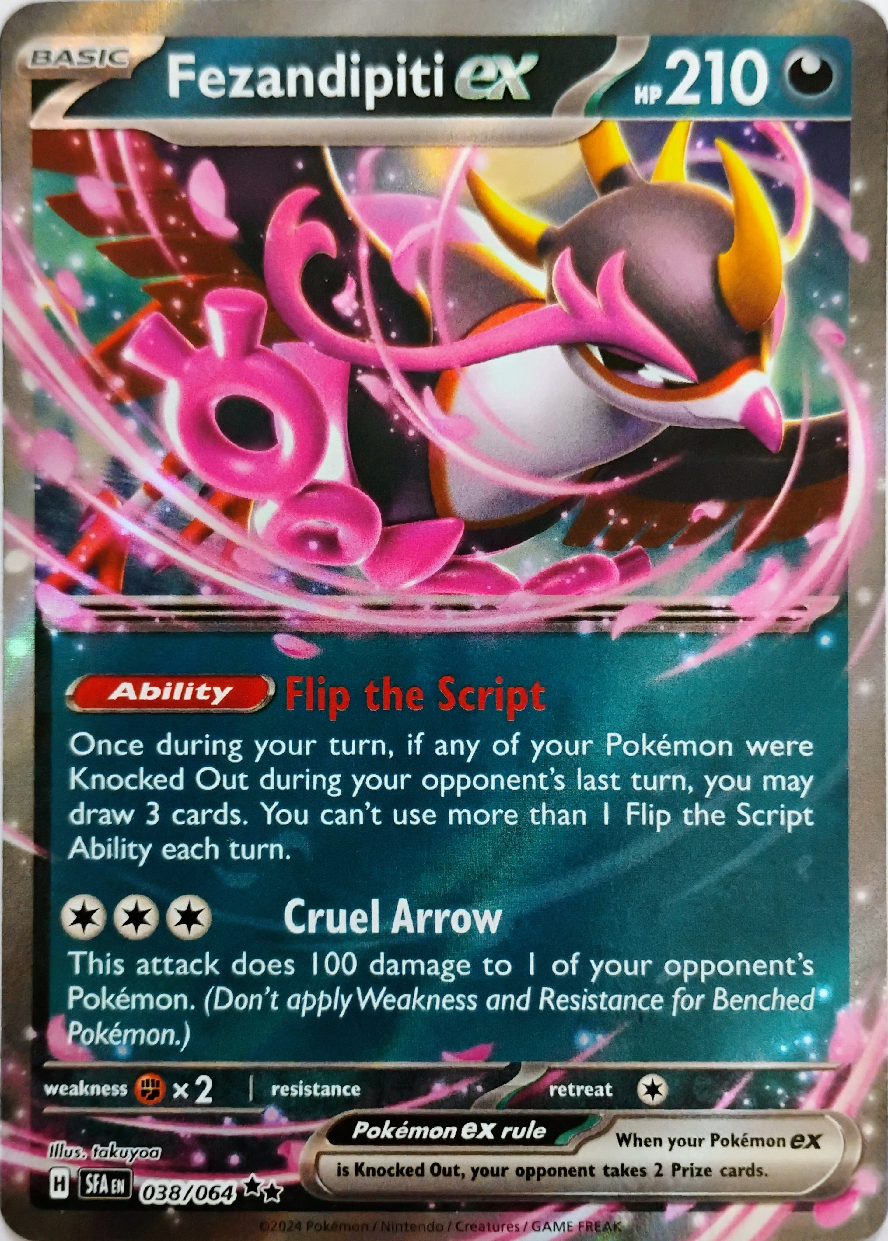 Pokémon tcg Fezandipiti 038/064