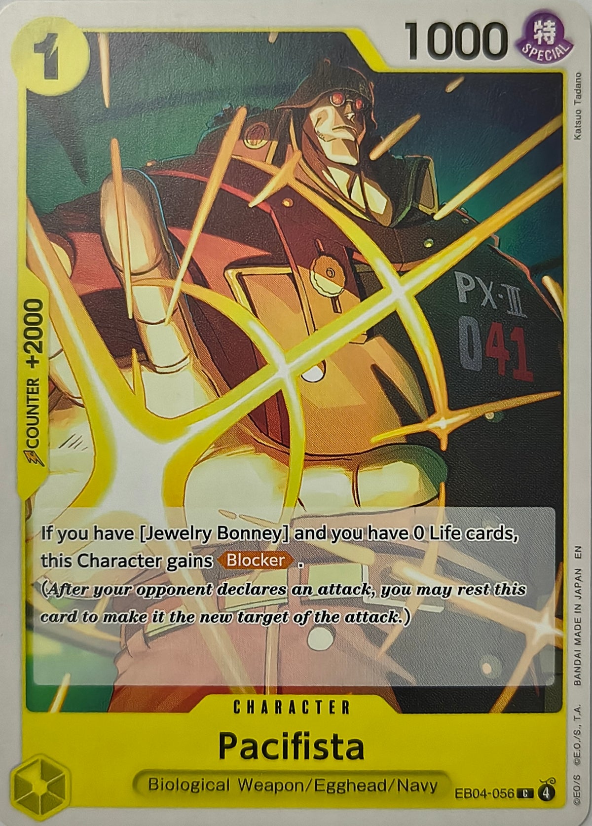 One piece tcg Pacifista Eb04-056