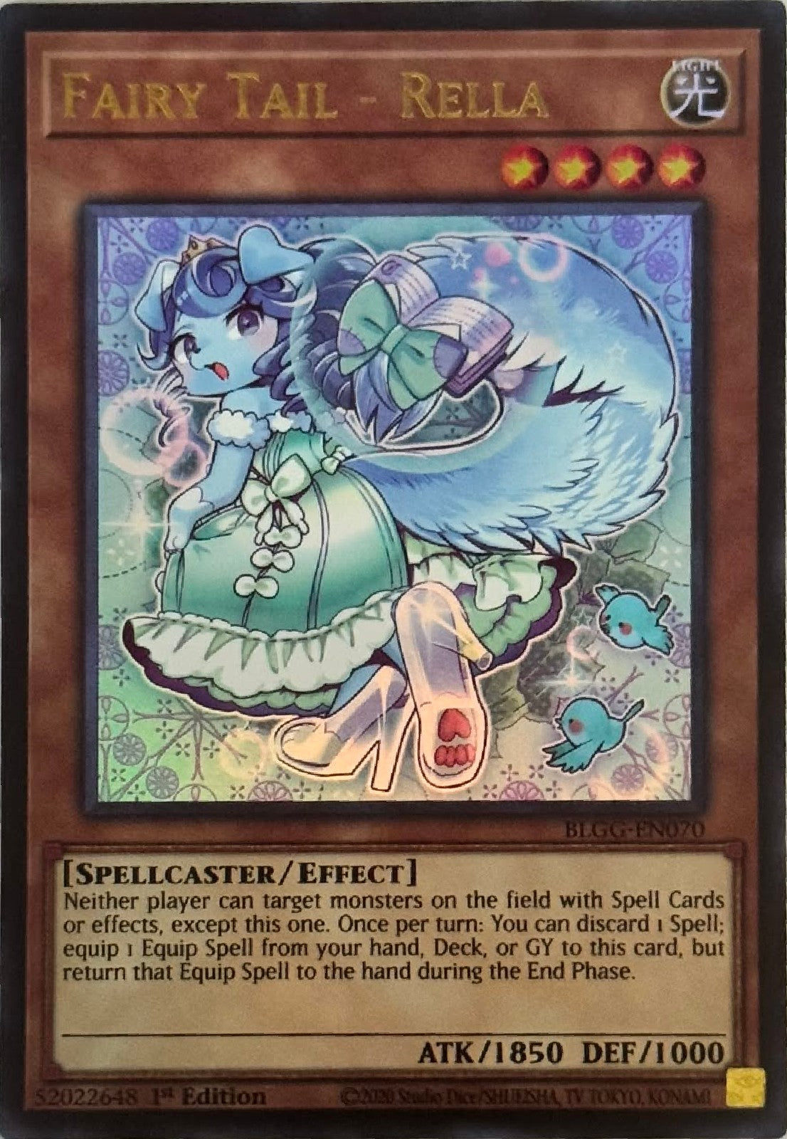 Yugioh! Fairy Tail - Rella BLGG-EN070 1st Edition Ultra