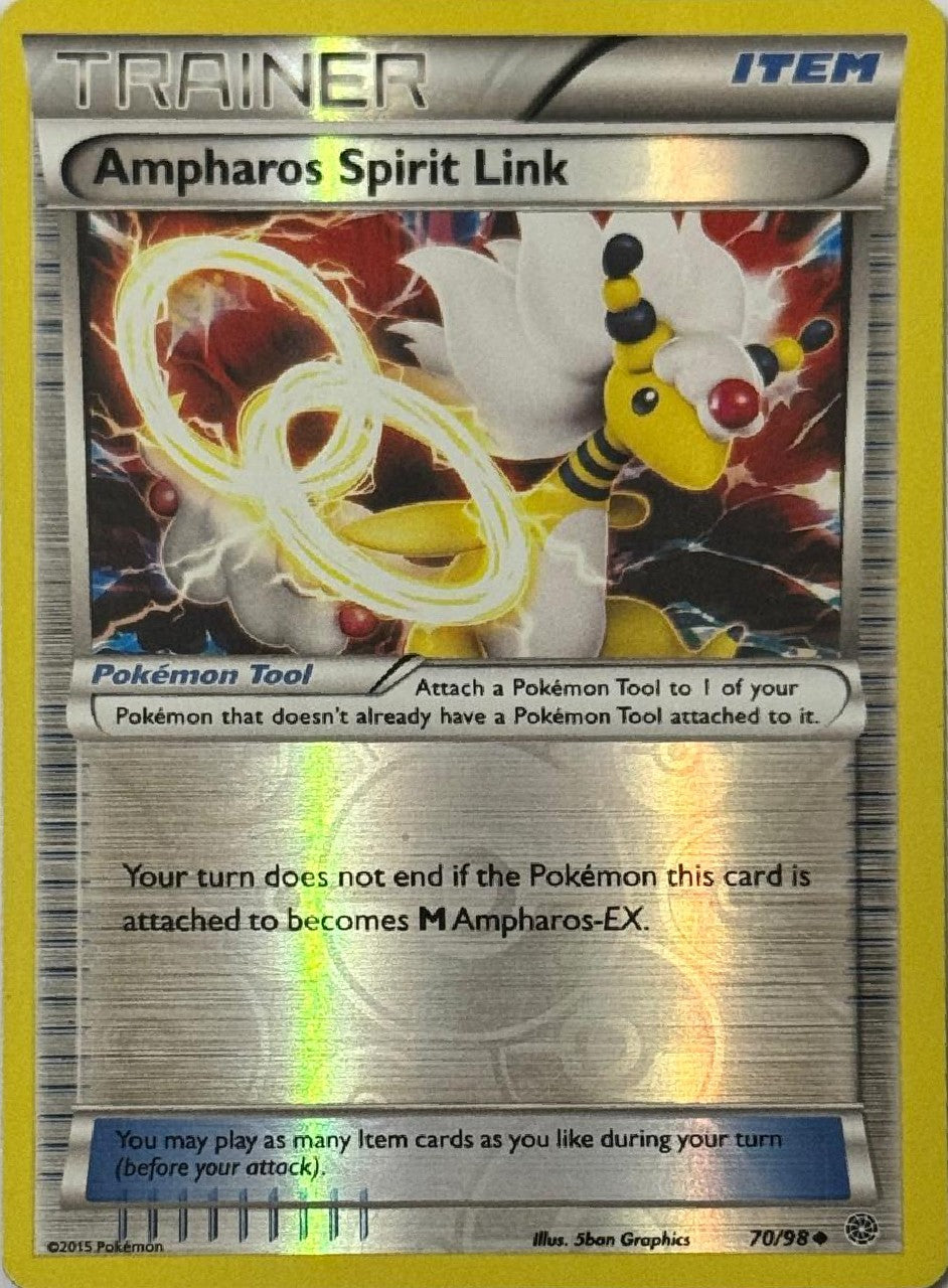 Pokémon Tcg Ampharos Spirit Link 70/98 Reverse