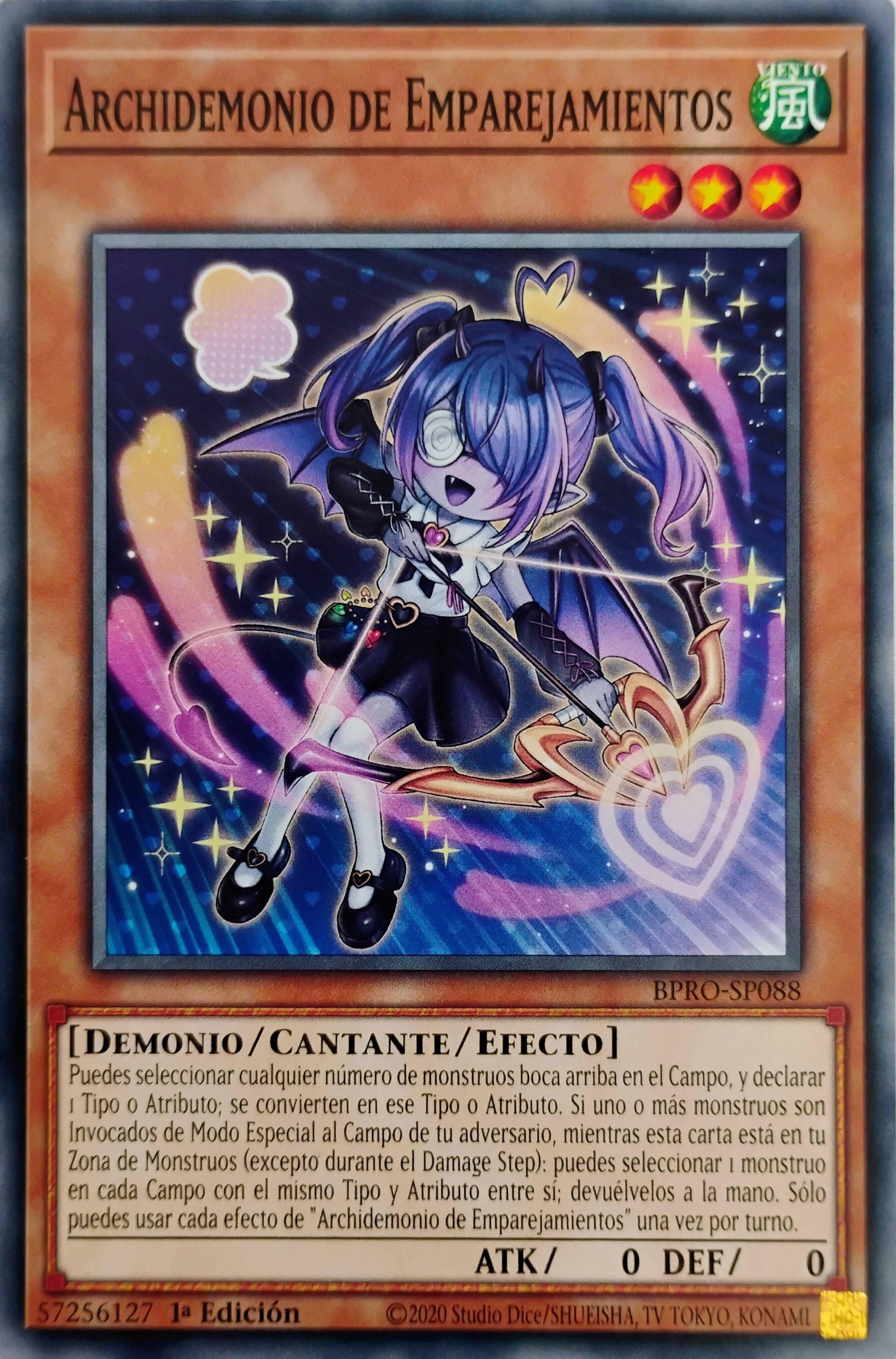 Yugioh! Archidemonio De Emparejamientos Bpro-sp088 Común