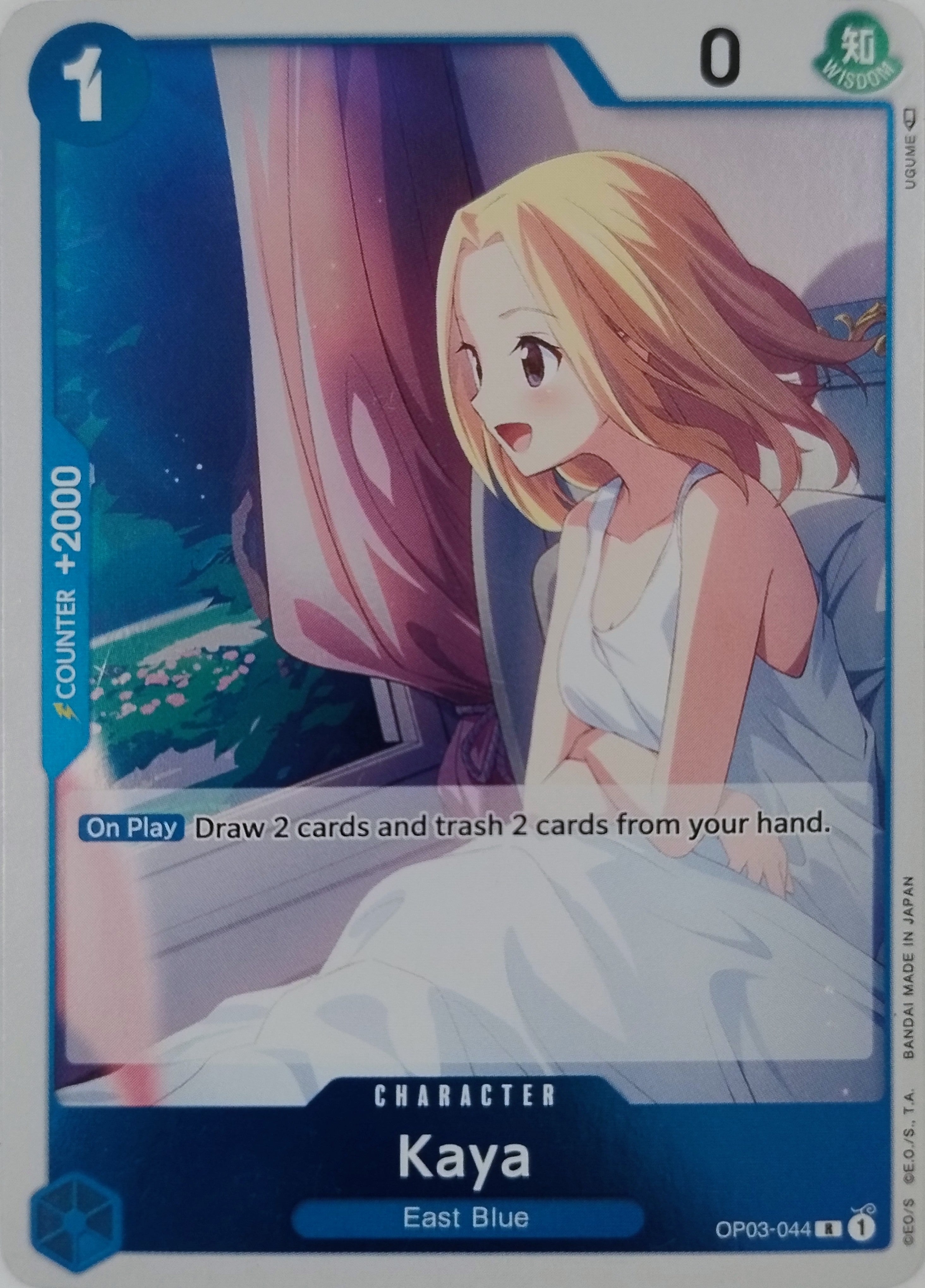 One Piece Tcg Kaya Op03-044 Foil