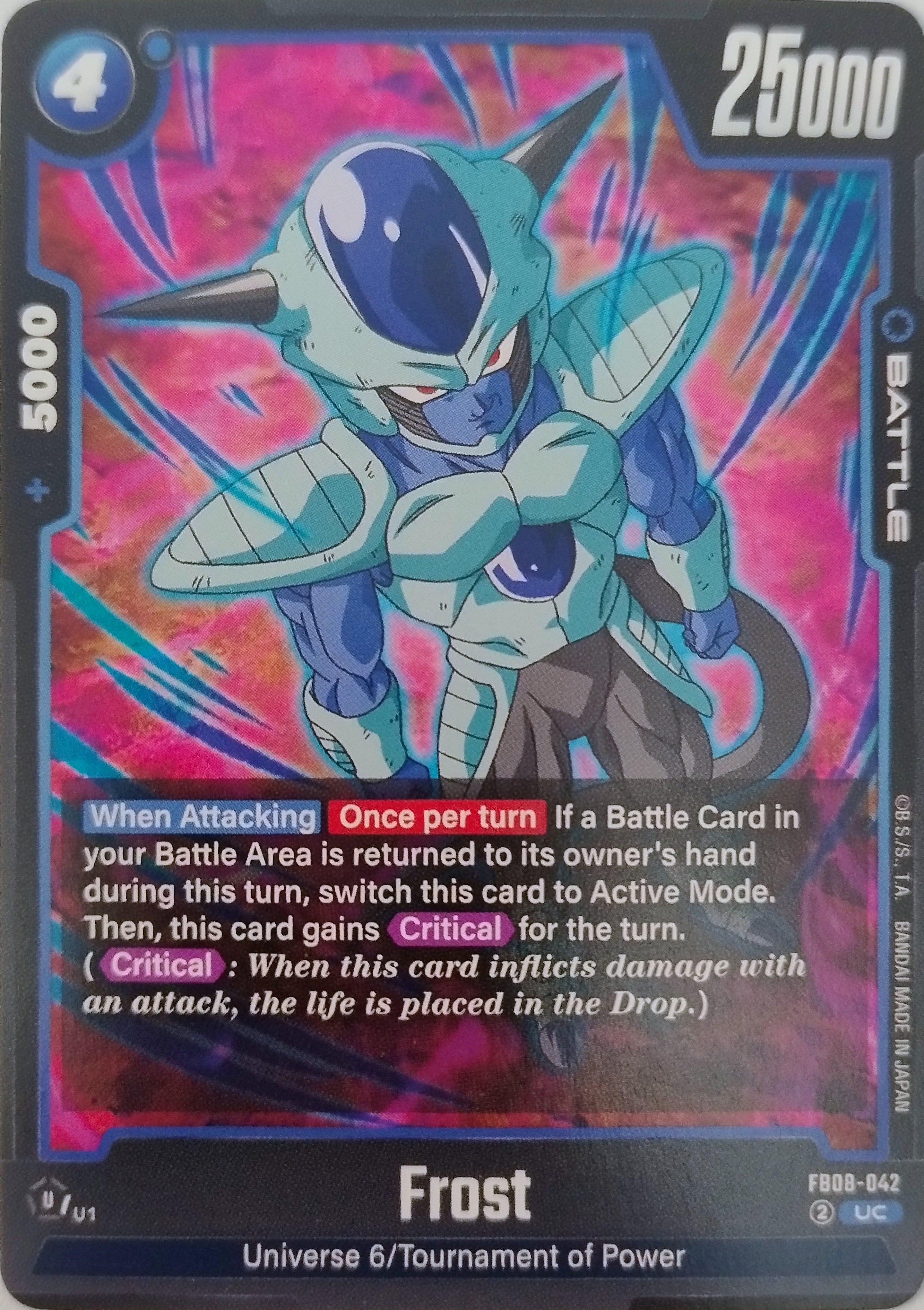 Dragon Ball Tcg Frost Fb08-042
