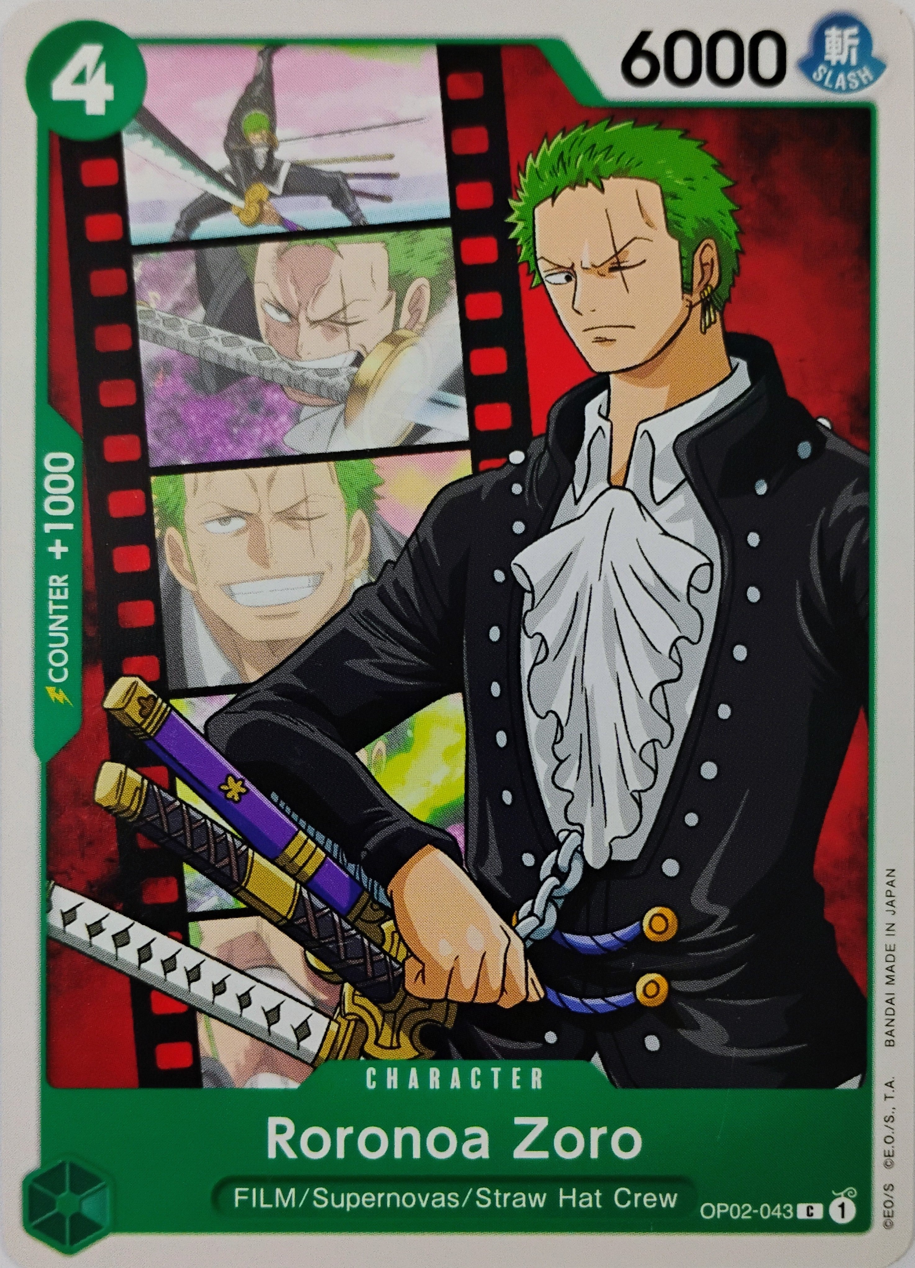 One piece Roronoa Zoro Op02-043