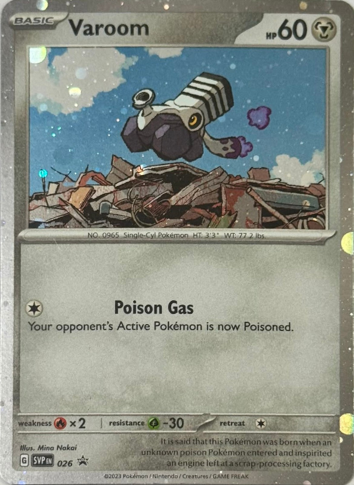 Pokémon Tcg Varoom 026 Holo Cosmo