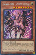 Yugioh! Galaxy-Eyes Tachyon Primal MZTM-EN011 1st Edition Secret