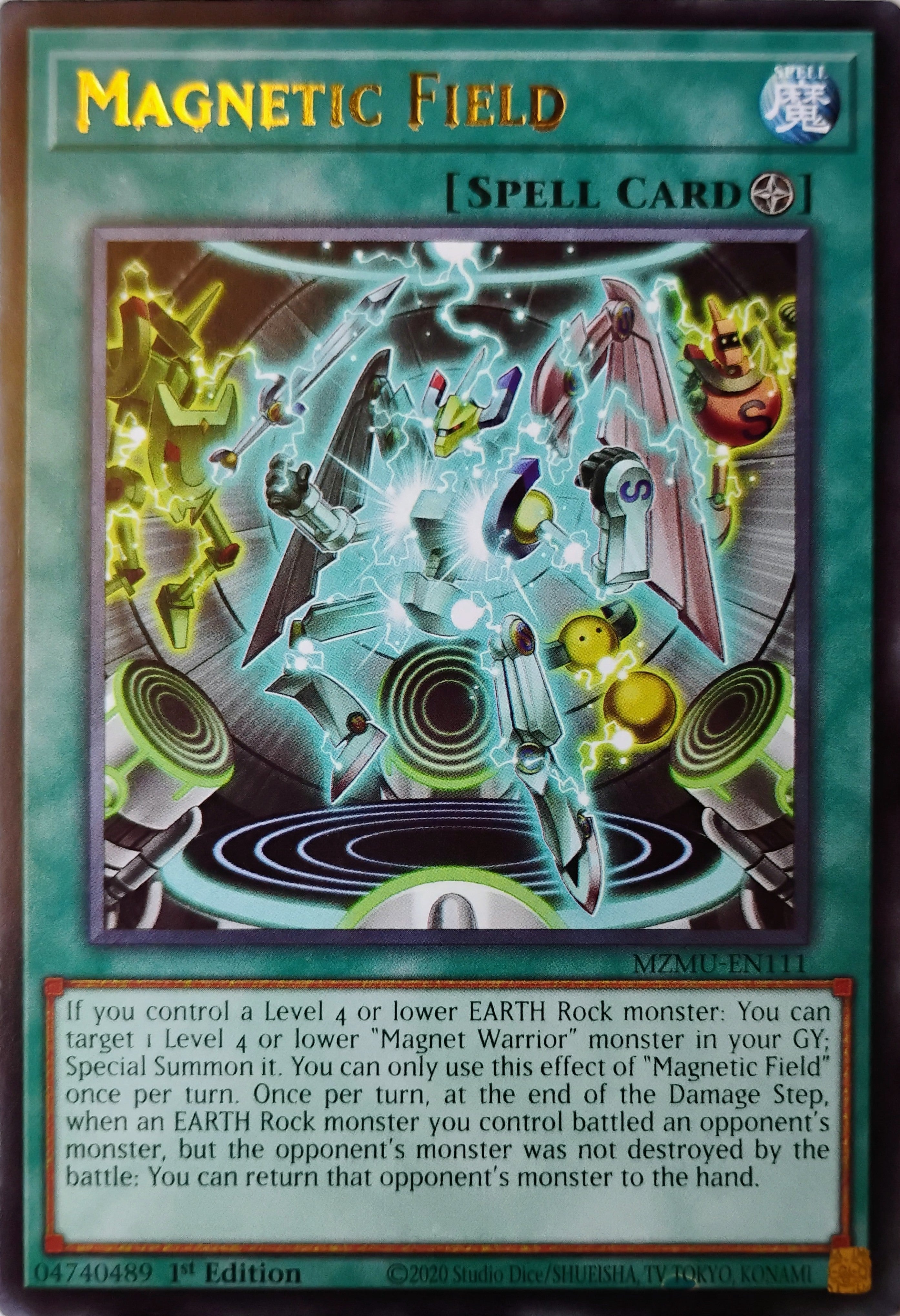 Yugioh! Magnetic Field Mzmu-en111 Rara